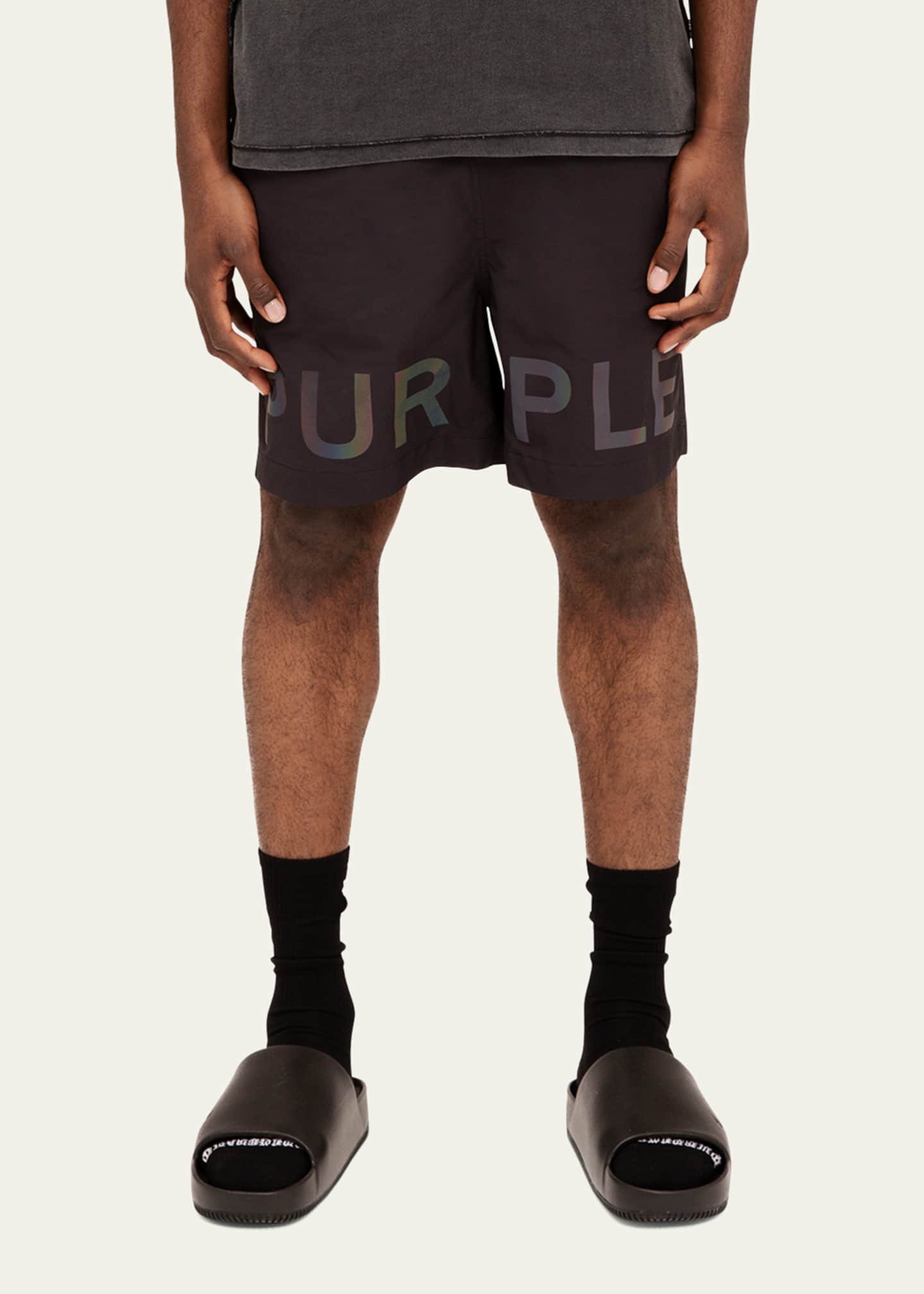 PURPLE Men's All Round Shorts Image 3 of 3