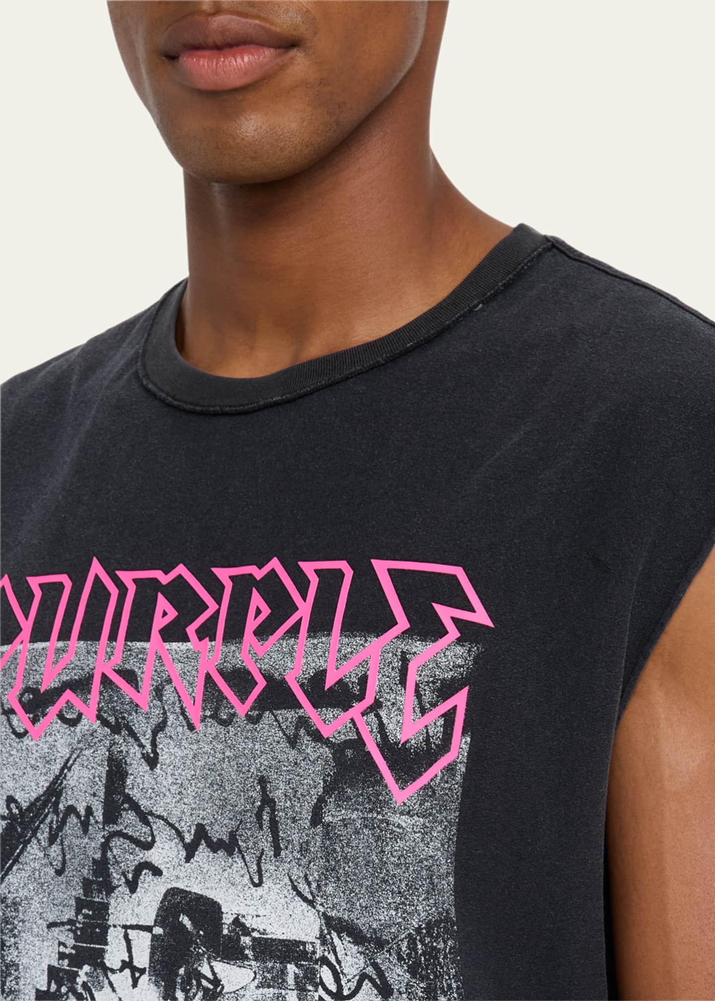 PURPLE Men's Full Metal Tank Top Image 5 of 5