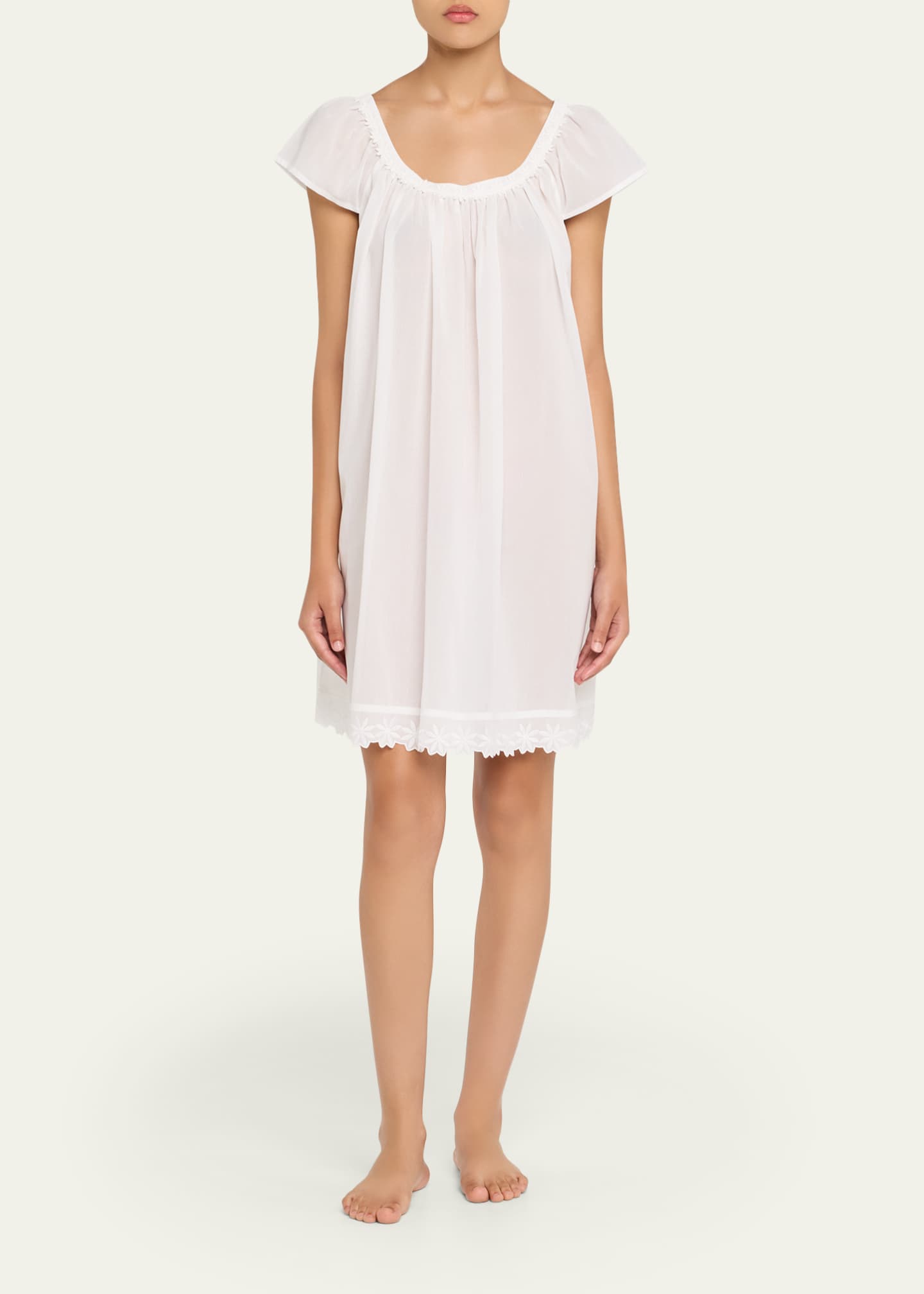 Celestine Conny 2 Lace-Trim Cotton Babydoll Image 2 of 5