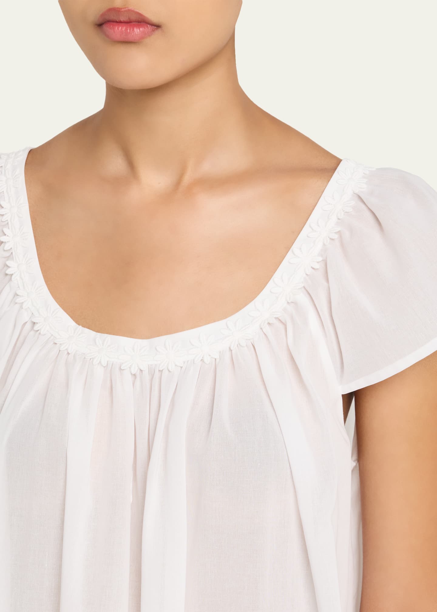 Celestine Conny 2 Lace-Trim Cotton Babydoll Image 5 of 5