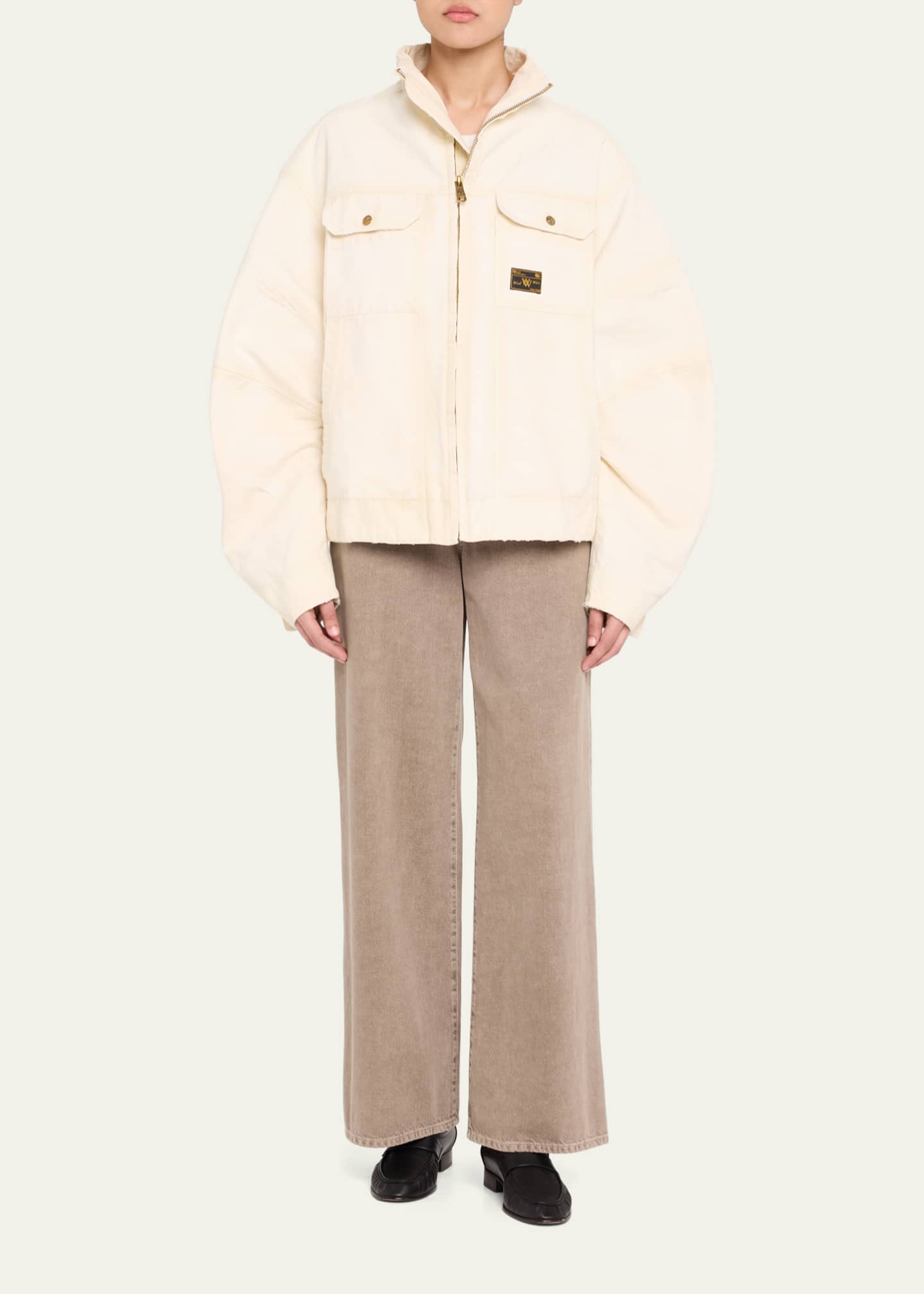 Willy Chavarria Stockton Paneled Oversized Jacket Image 2 of 5