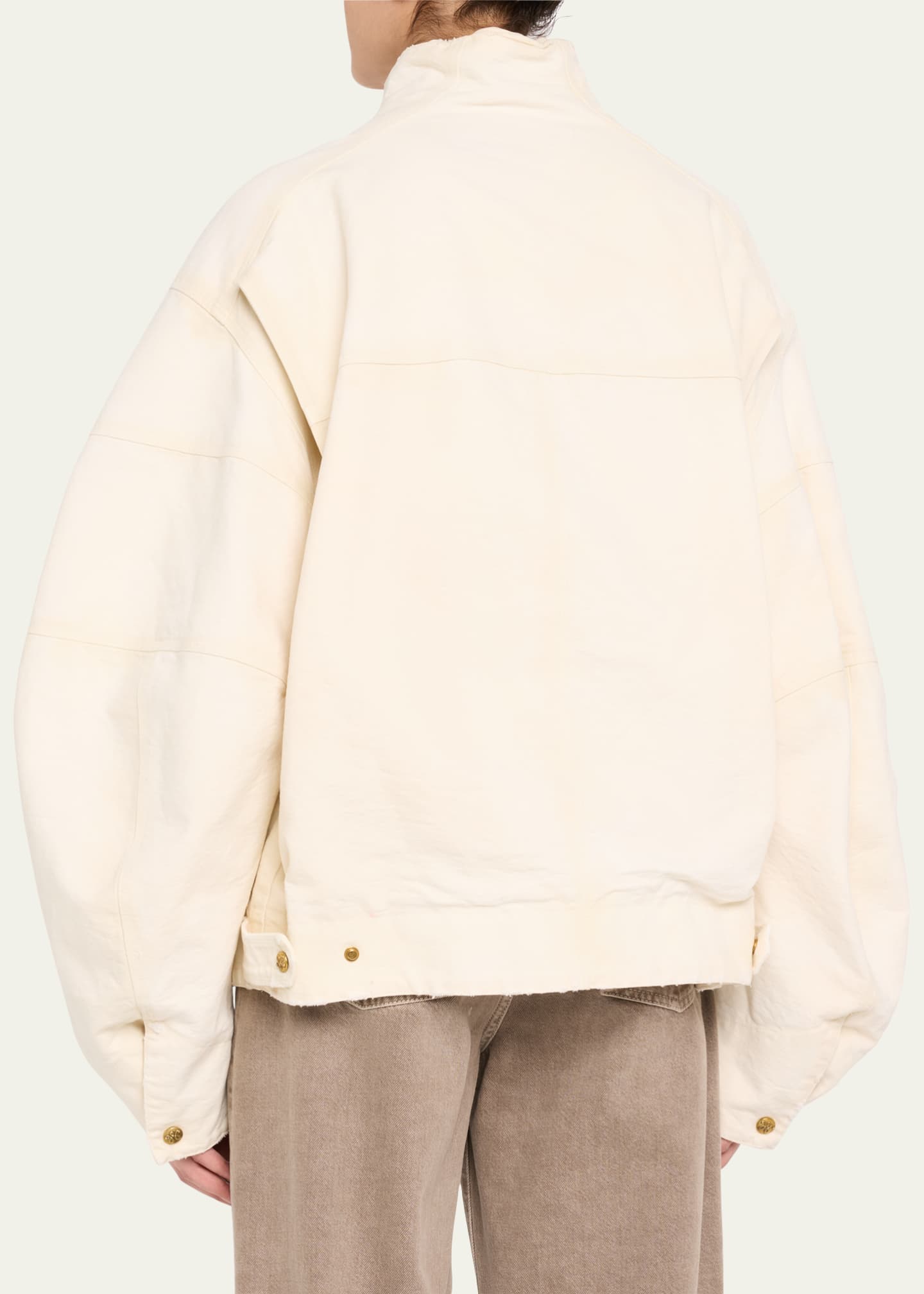 Willy Chavarria Stockton Paneled Oversized Jacket Image 3 of 5