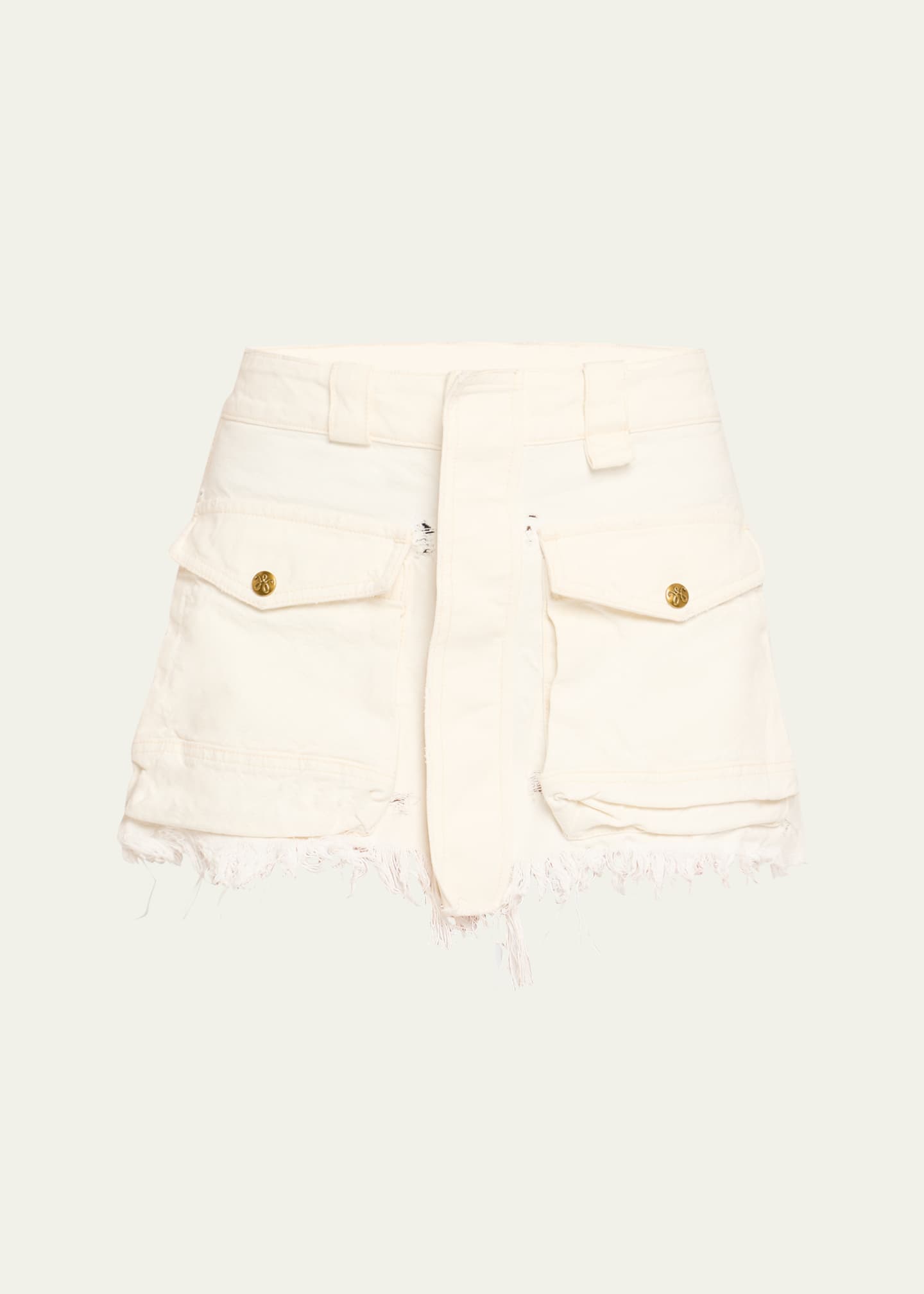 Willy Chavarria Stockton Mini Cargo Skirt Image 1 of 5