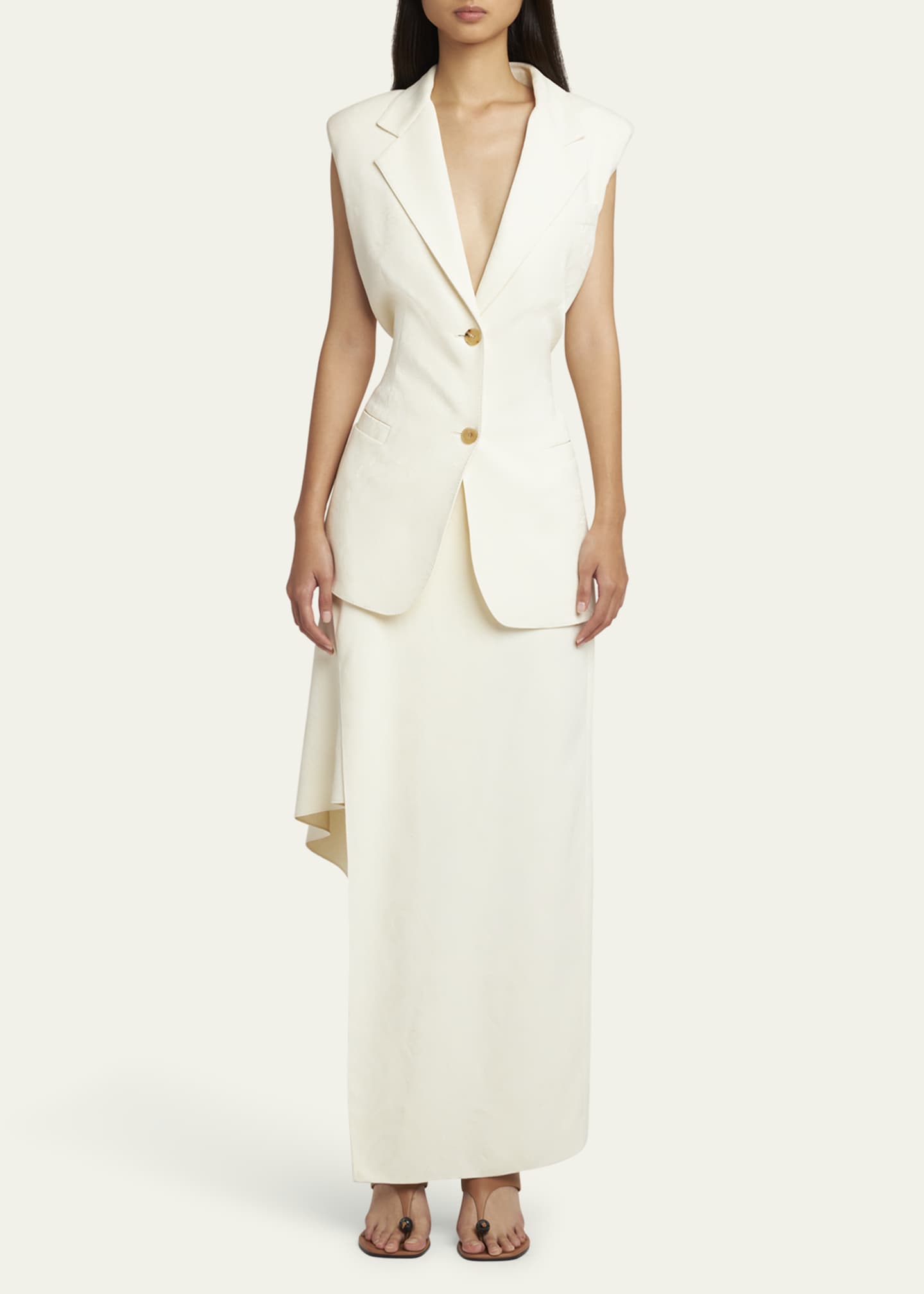 Etro Twisted-Back Silk Vest Image 2 of 5