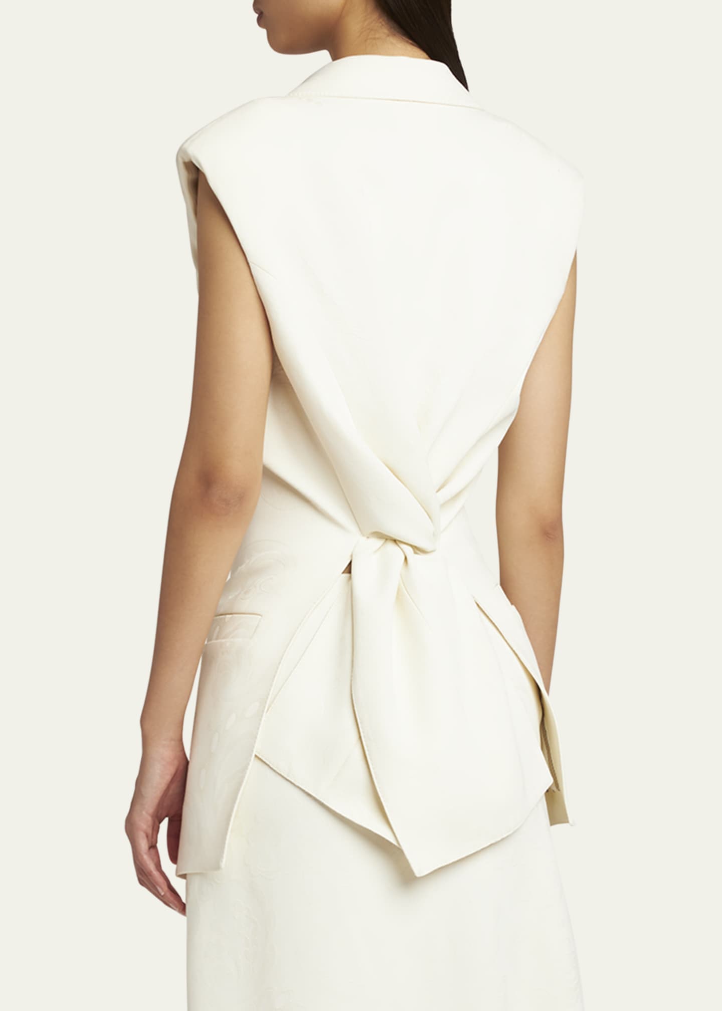 Etro Twisted-Back Silk Vest Image 3 of 5
