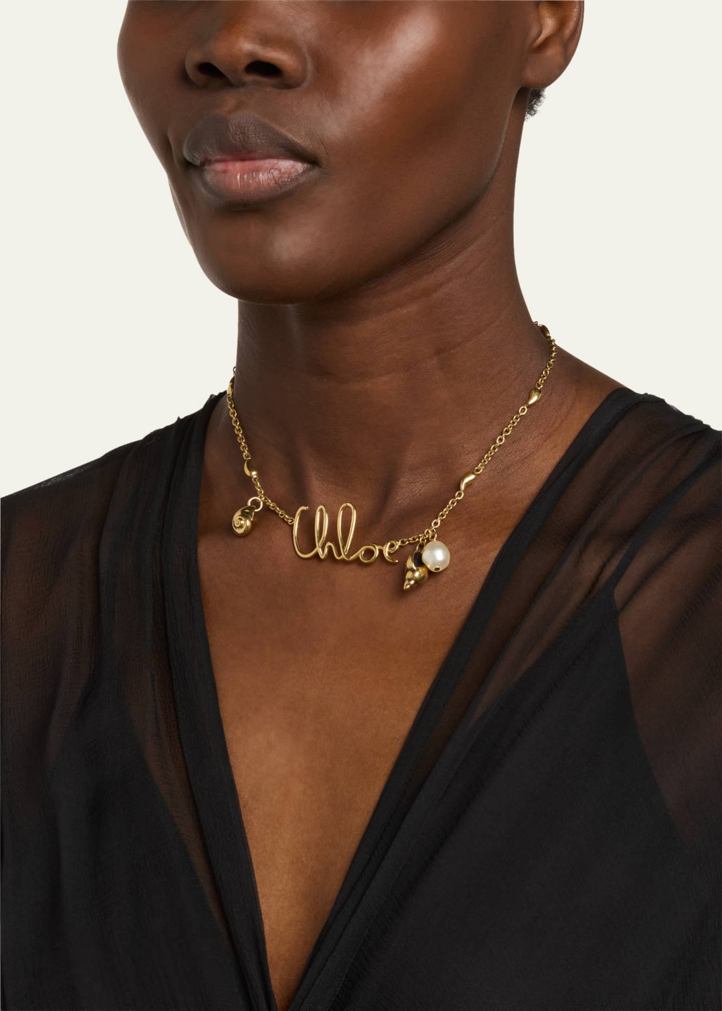 ネックレス・ペンダント Chloe COLLANA CON CIONDOLO CHLOE SHELLS Chloe The Chloe Shells Necklace - Bergdorf Goodman