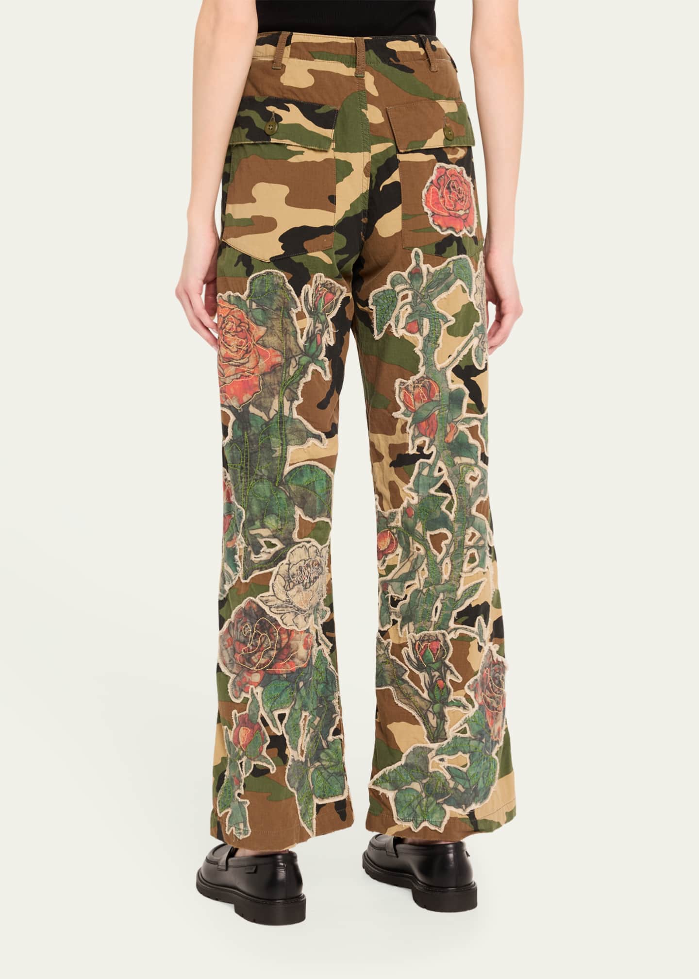 Camo Patchwork Utility Pants