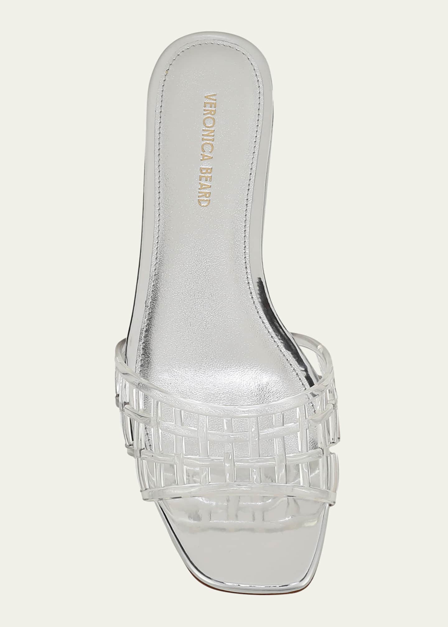 Veronica Beard Maris Jelly Flat Sandals Image 4 of 4