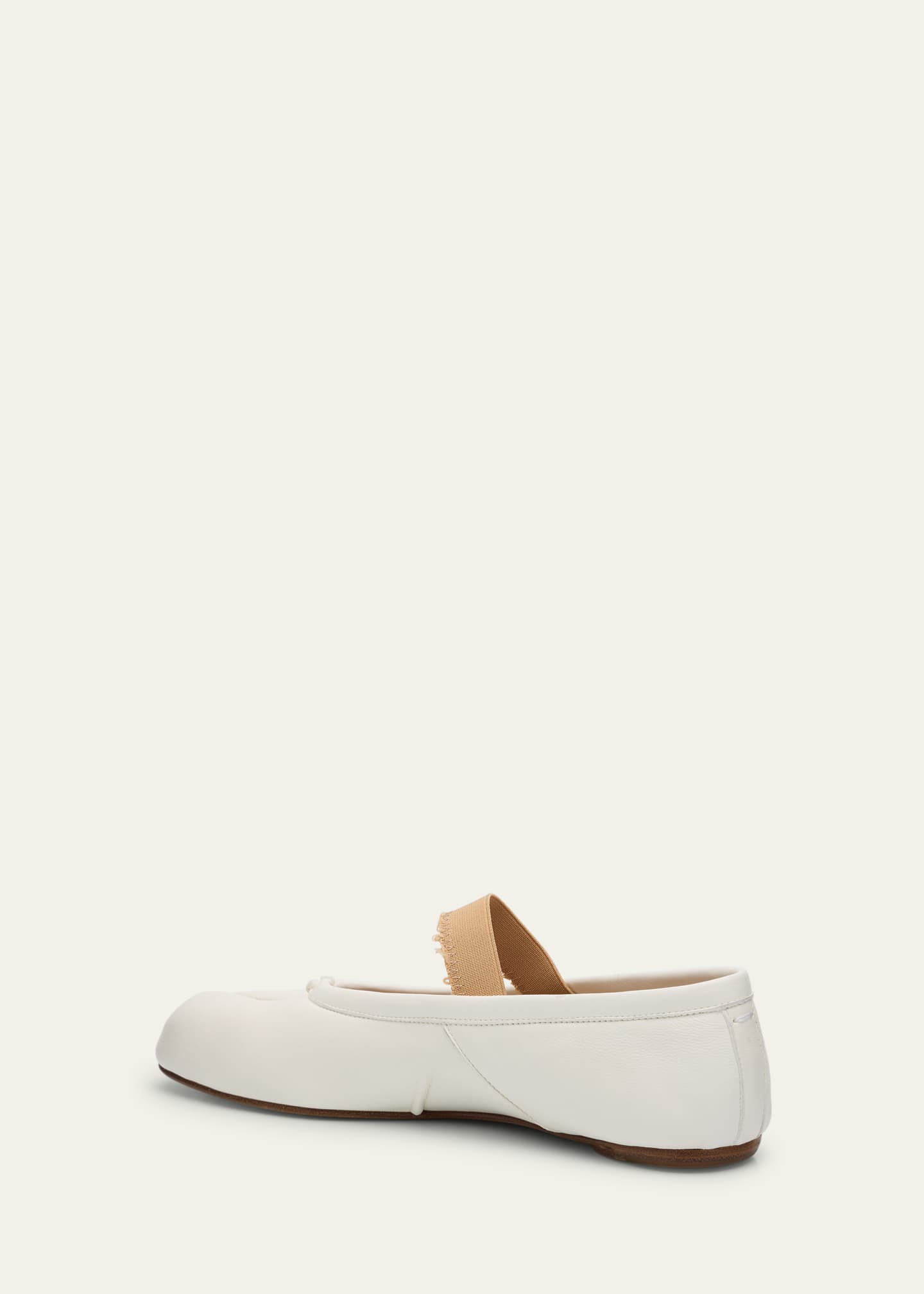 Maison Margiela Tabi Sheepskin Mary Jane Ballerina Flats Image 4 of 6