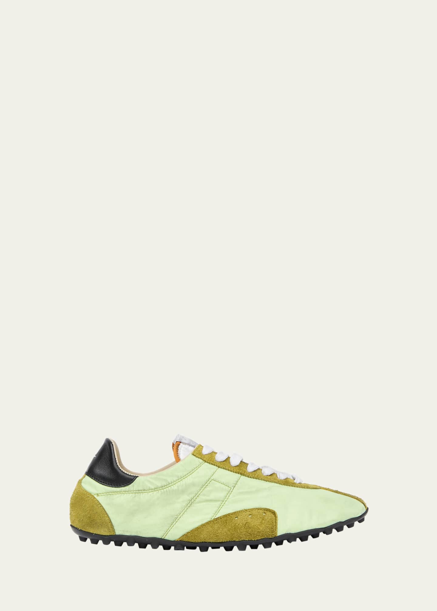 Maison Margiela Suede Quilted Low-Top Sprinter Sneakers