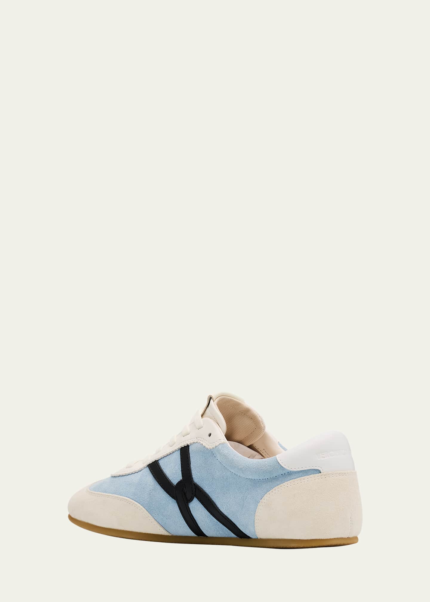 Veronica Beard Riviera Colorblock Leather Sneakers Image 3 of 5