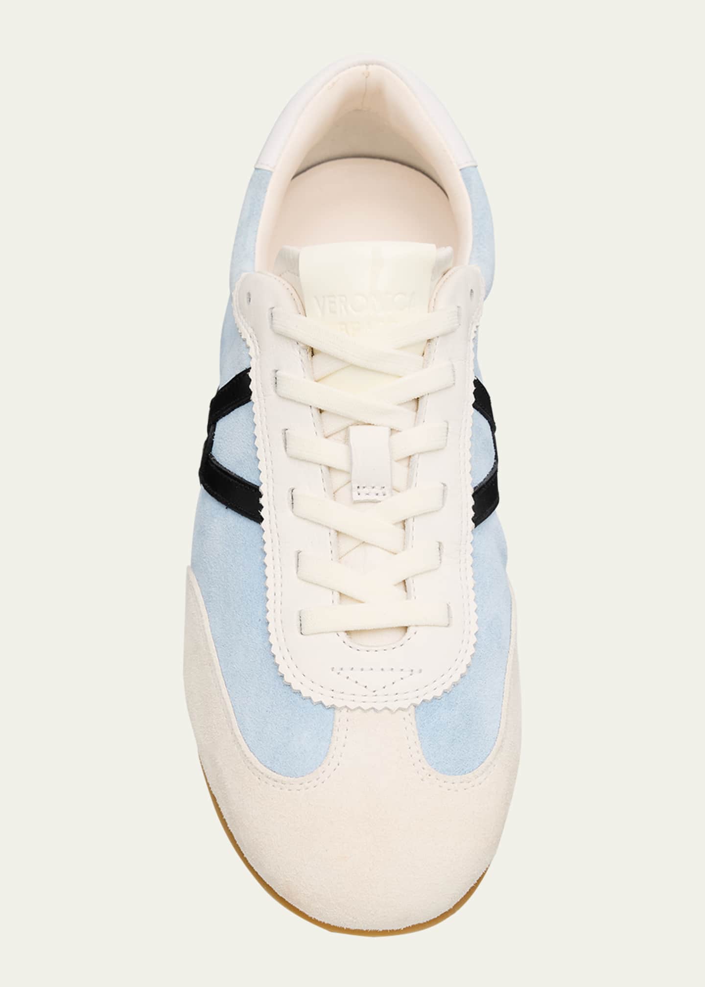 Veronica Beard Riviera Colorblock Leather Sneakers Image 5 of 5