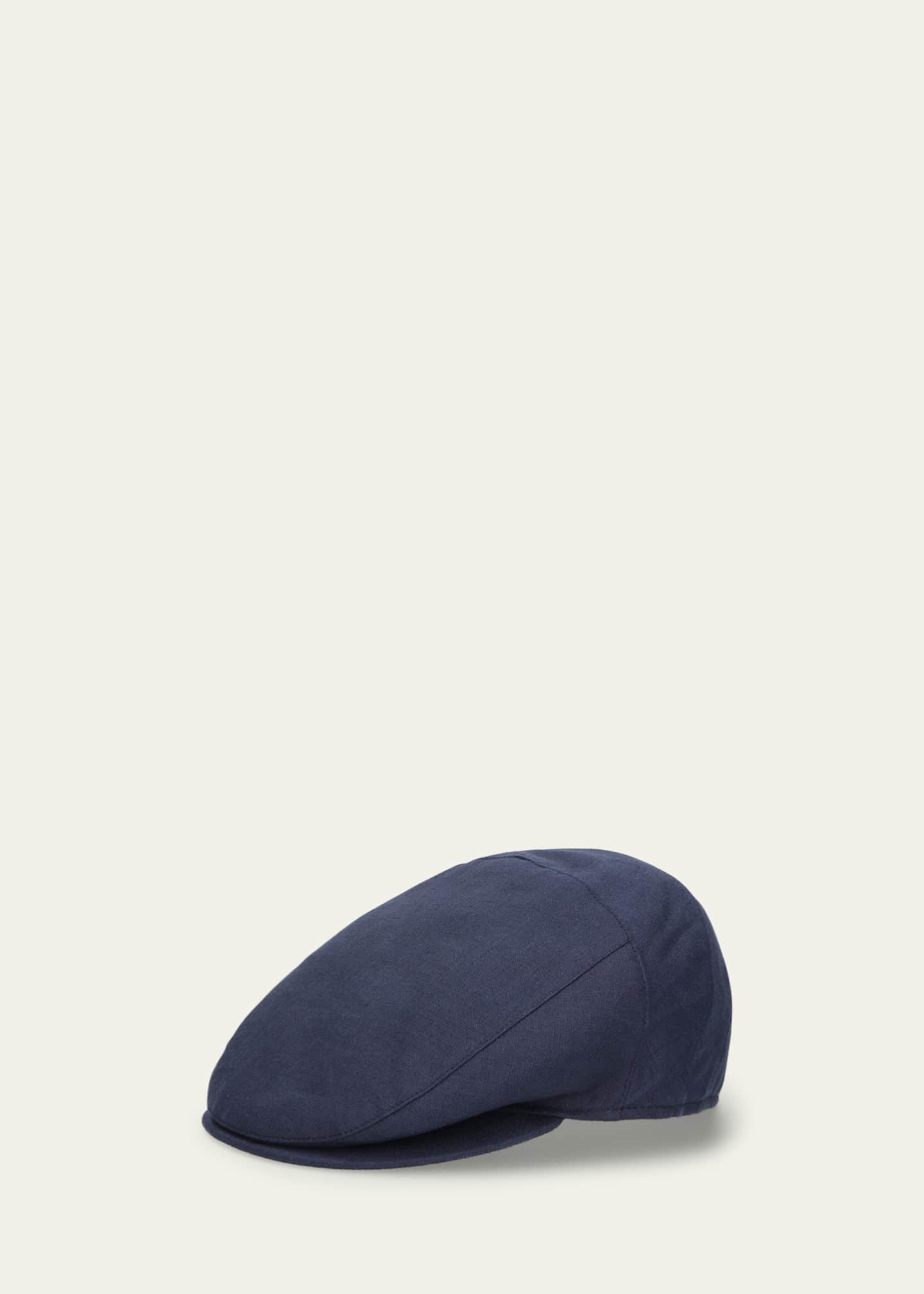 Borsalino Men's Vincenzo Pulled Linen Beret Image 2 of 2