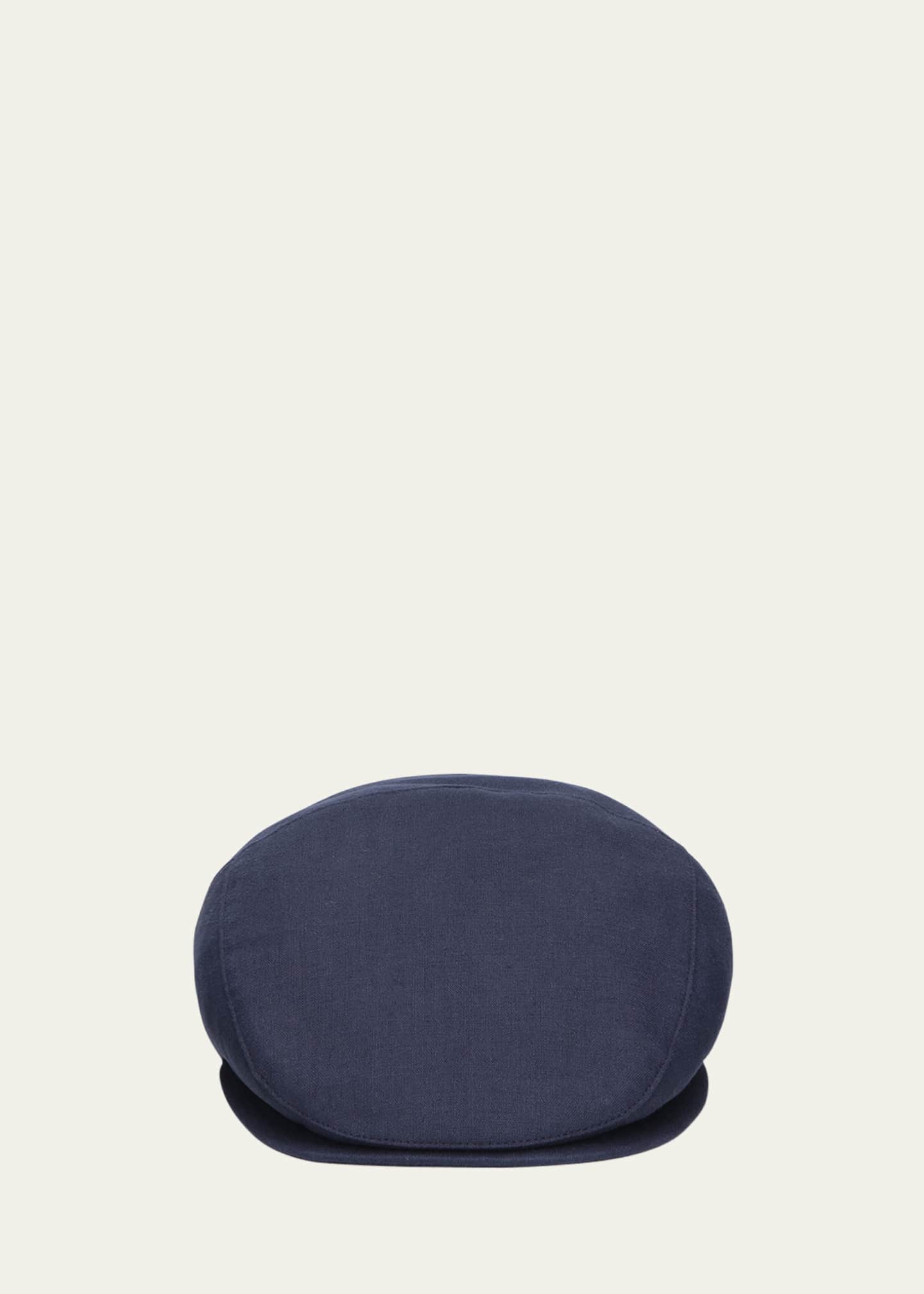 Borsalino Men's Vincenzo Pulled Linen Beret Image 1 of 2