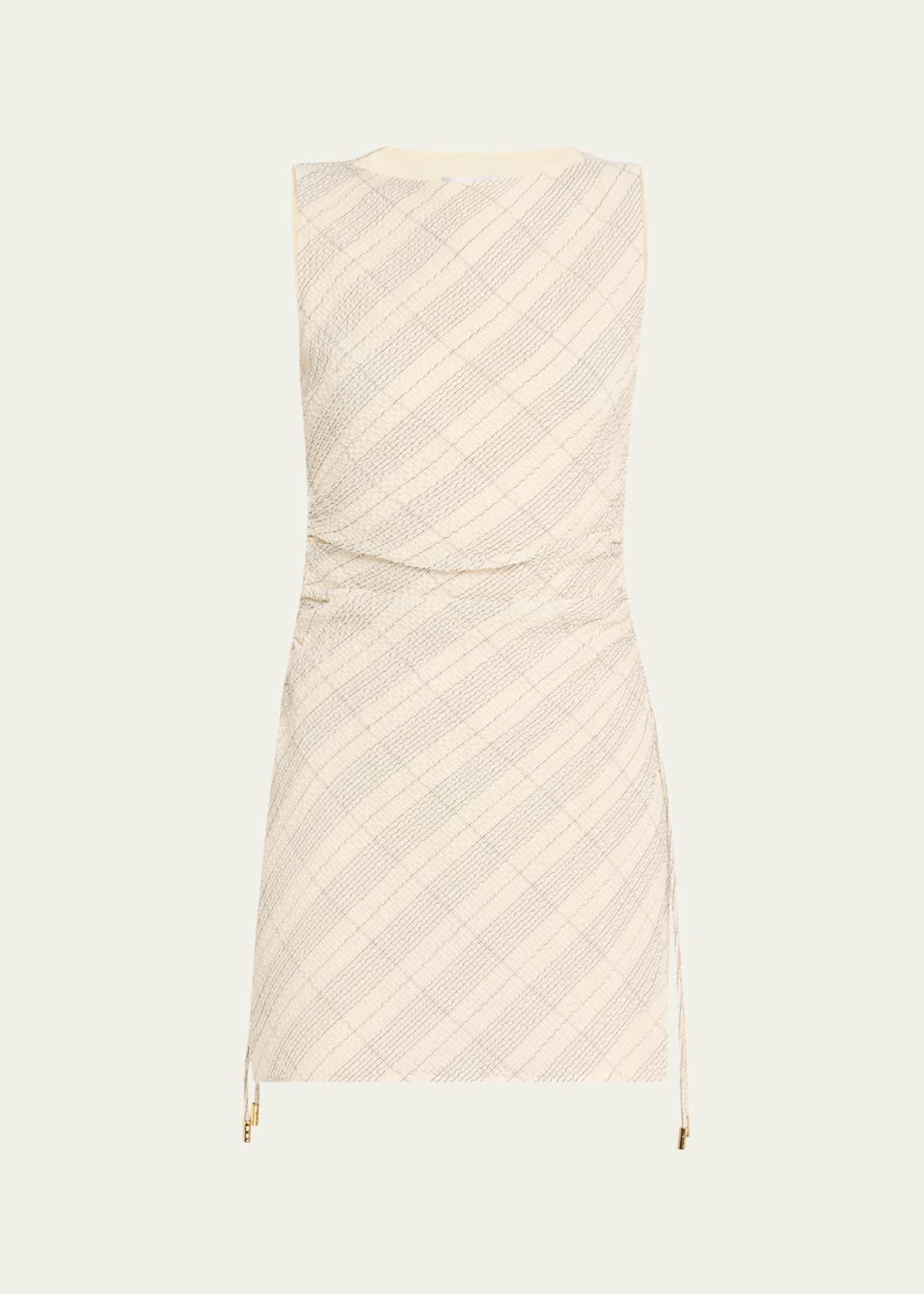Anna Quan Kai Textured Sleeveless Mini Dress Image 1 of 5
