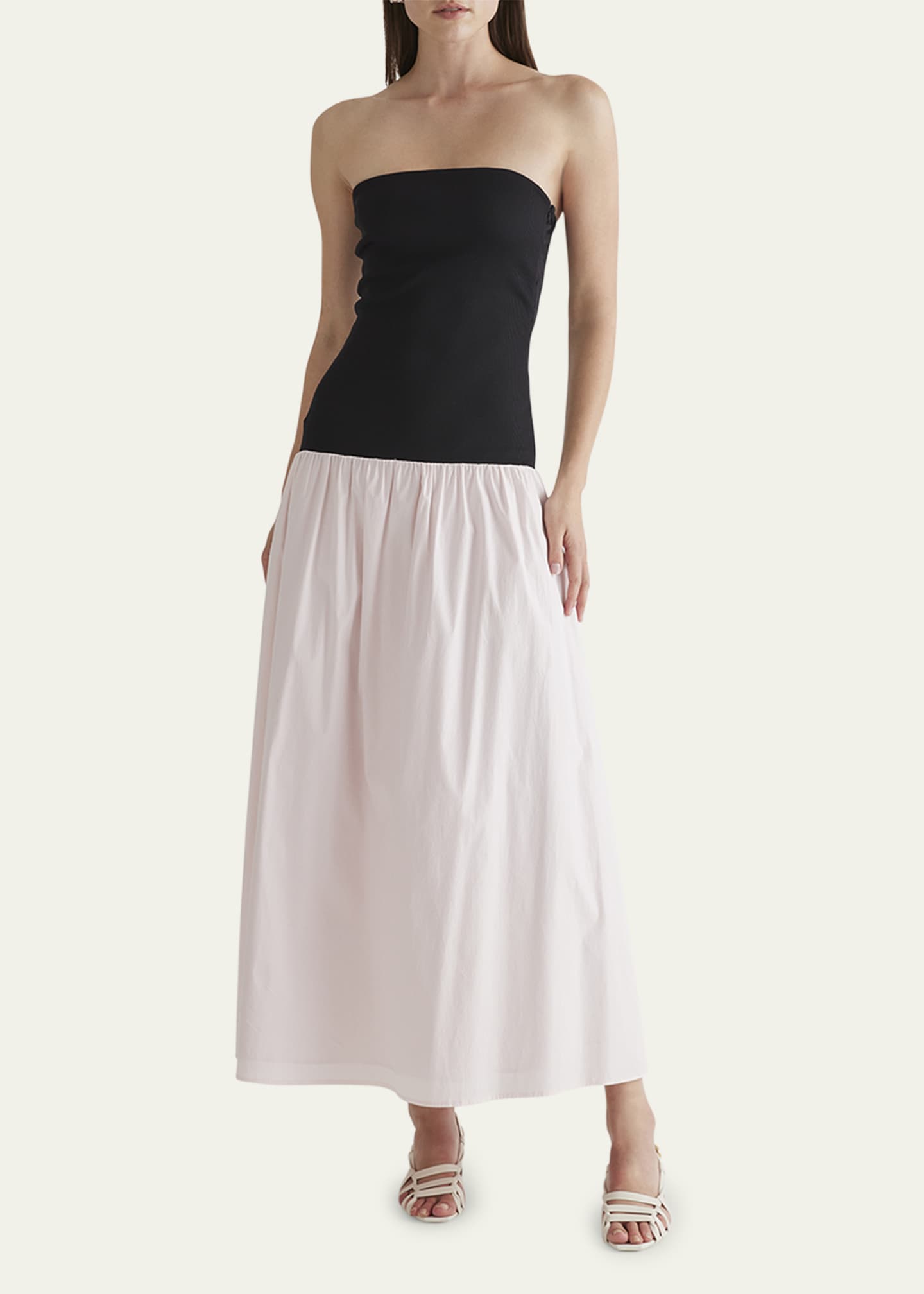Amyra Strapless Drop-Waist Maxi Dress - Thumbnail 4
