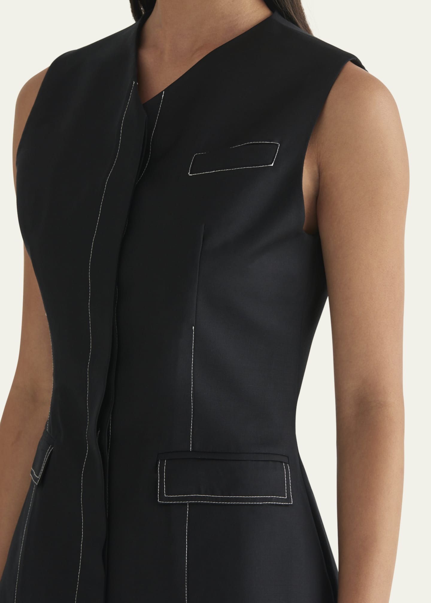 Phillipa Sleeveless Fitted Top - Thumbnail 5