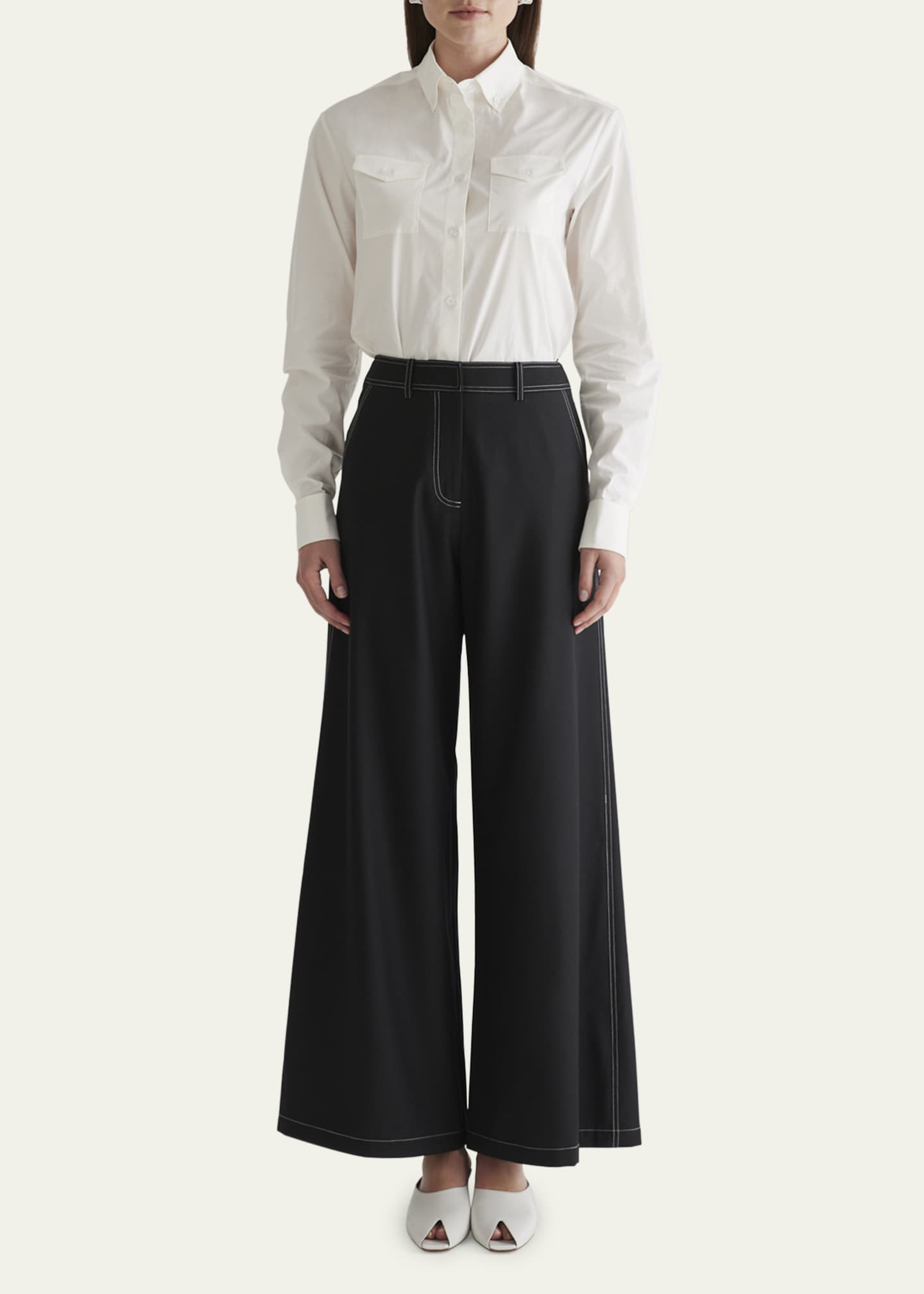 Anna Quan Lenny Wide-Leg Pants Image 2 of 5
