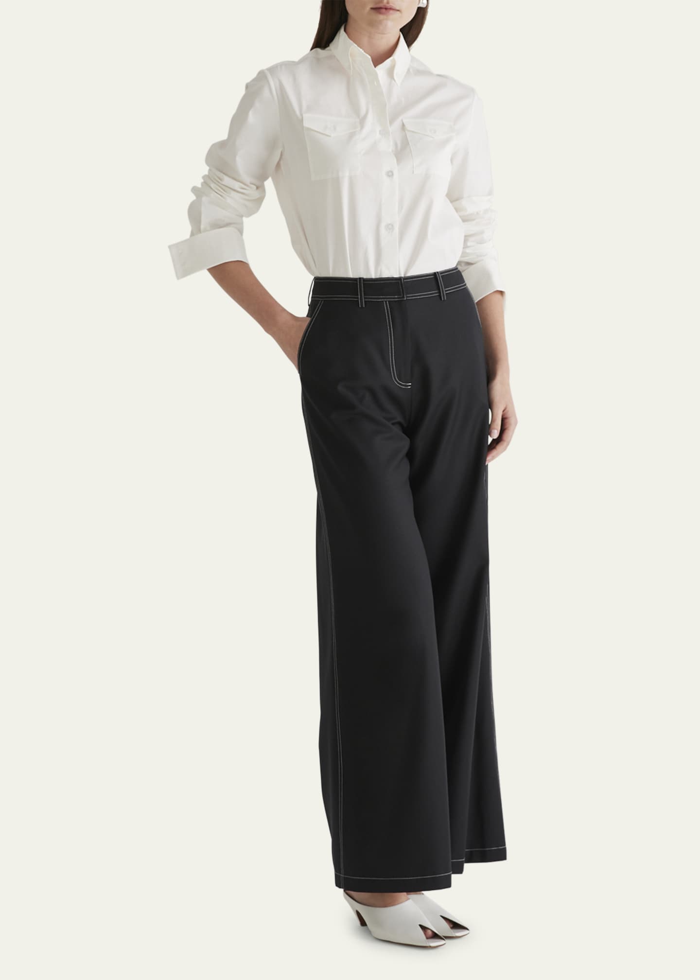 Anna Quan Lenny Wide-Leg Pants Image 4 of 5