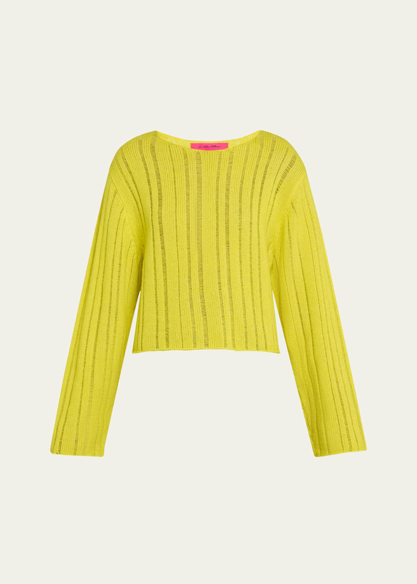 The Elder Statesman Drop Needle Cashmere Top Image 1 of 5
