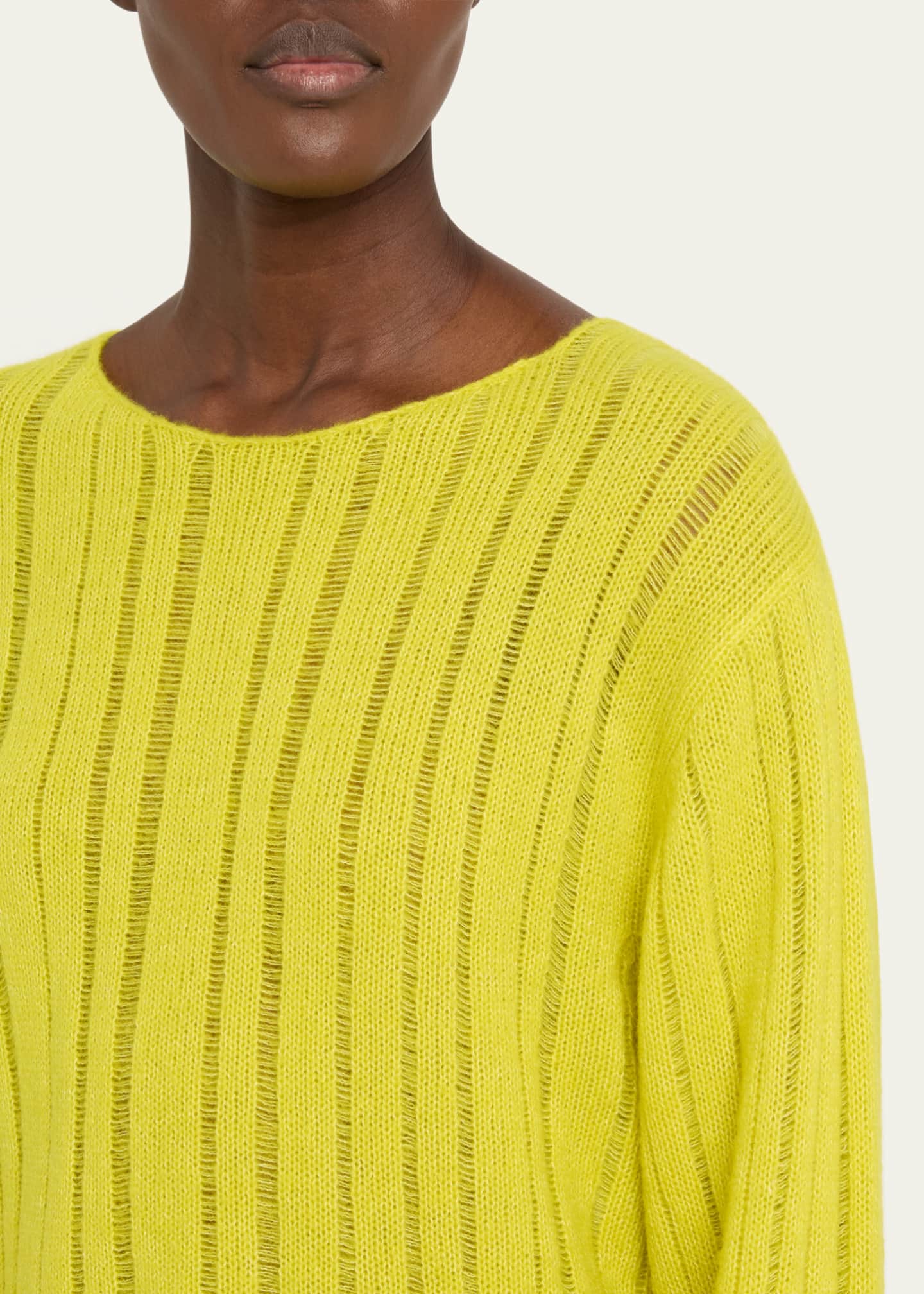 The Elder Statesman Drop Needle Cashmere Top Image 5 of 5