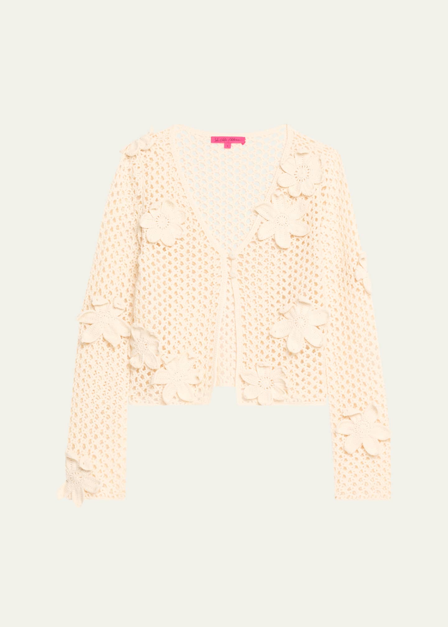 Floral Crochet Cardigan