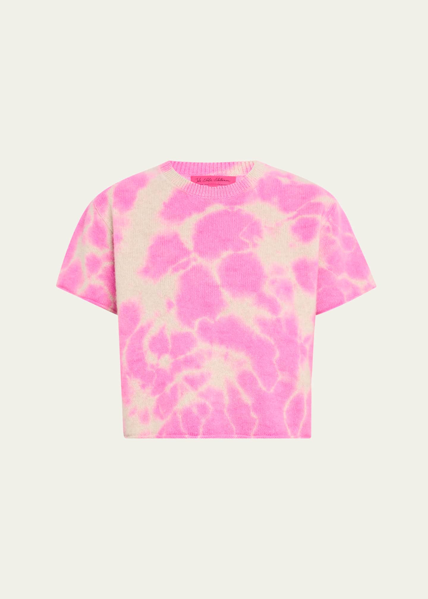 The Elder Statesman Hot Dye Cashmere Top Image 1 of 5