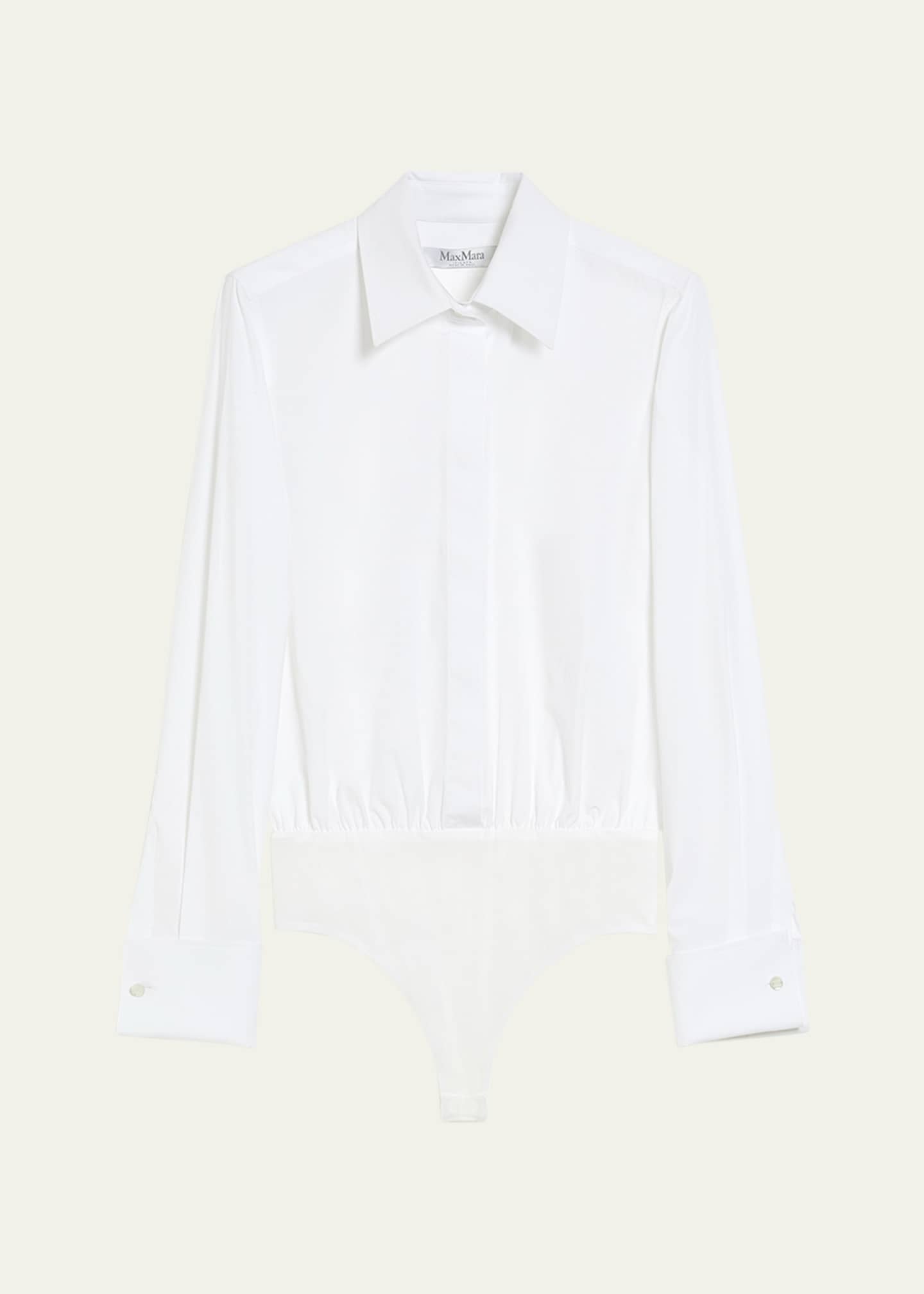 Max Mara Stretch Cotton Bodysuit Image 1 of 4