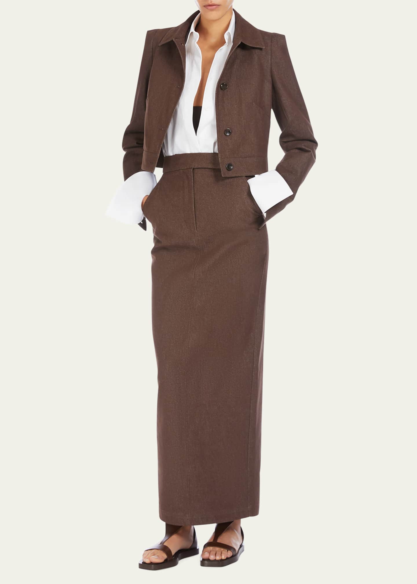 Max Mara Single-Breasted Short Jacket Image 2 of 5
