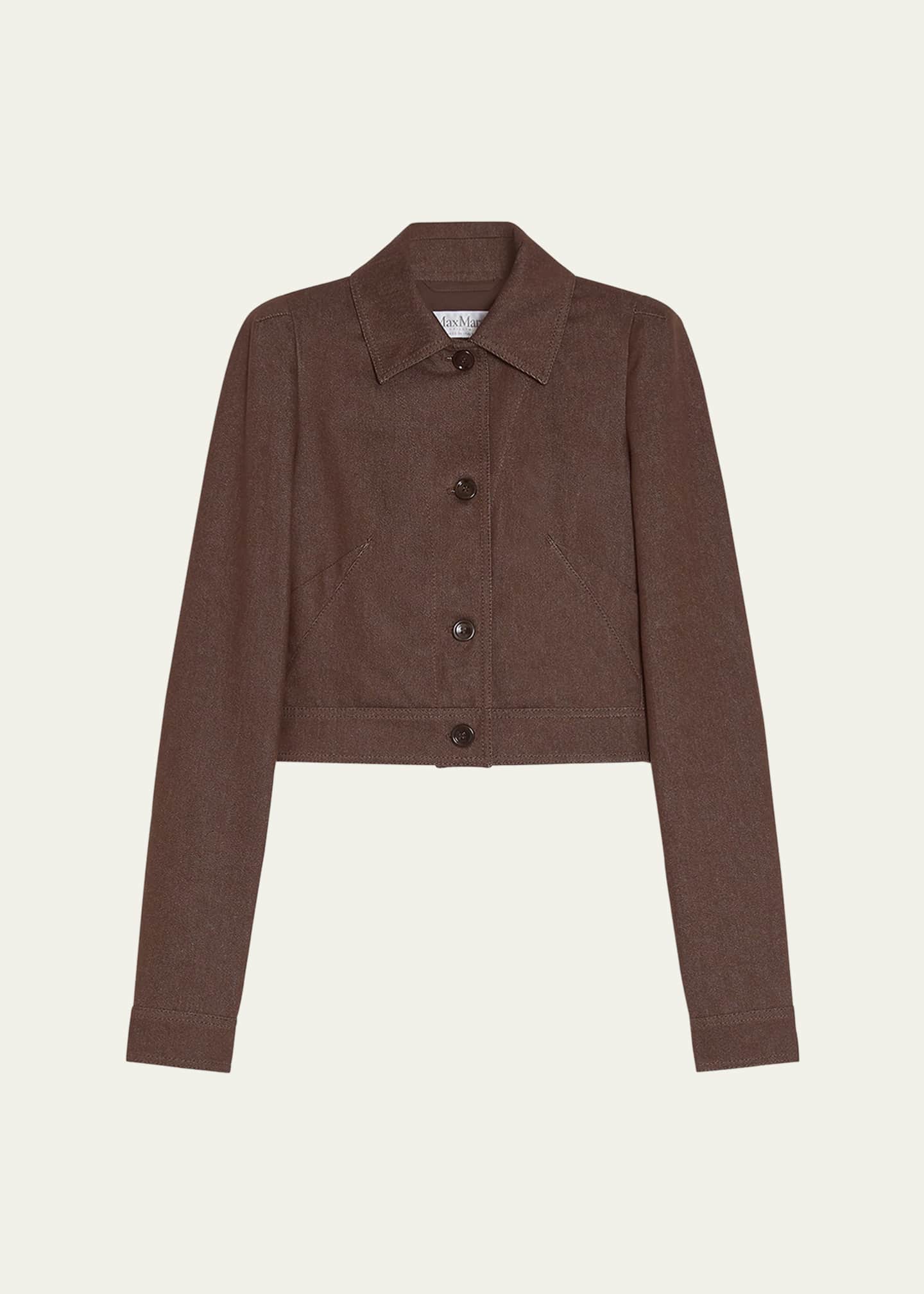 Max Mara Single-Breasted Short Jacket Image 1 of 5