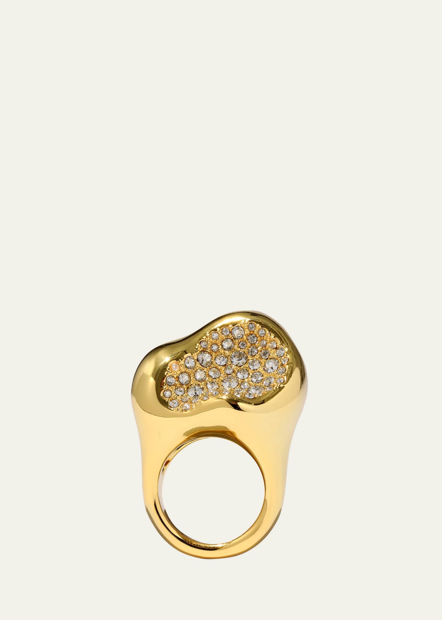 Alexis Bittar Solanales Crystal Pebble Statement Ring Image 1 of 3