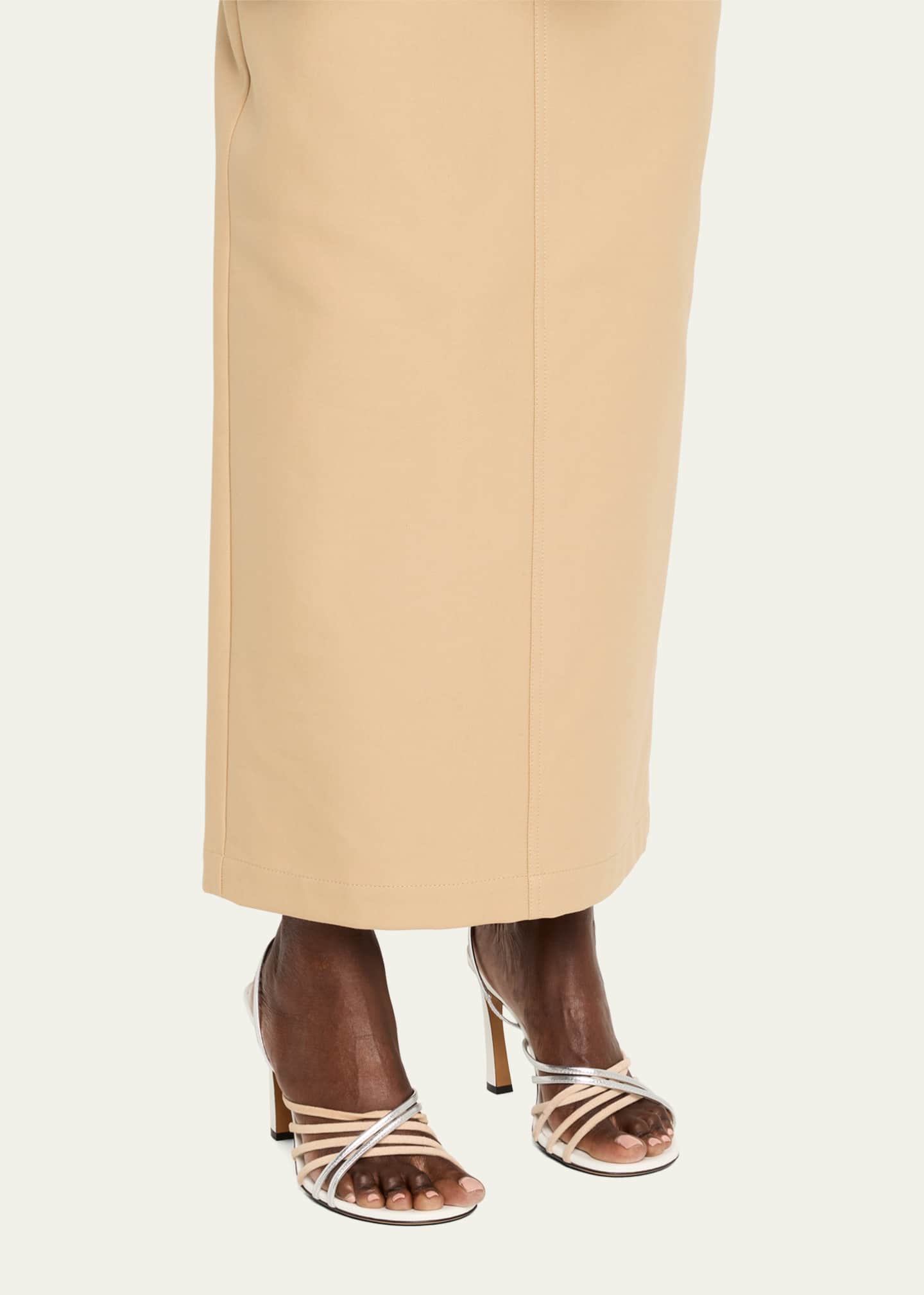 Marni Metallic Leather & Suede Strappy Slingback Sandals Image 2 of 6