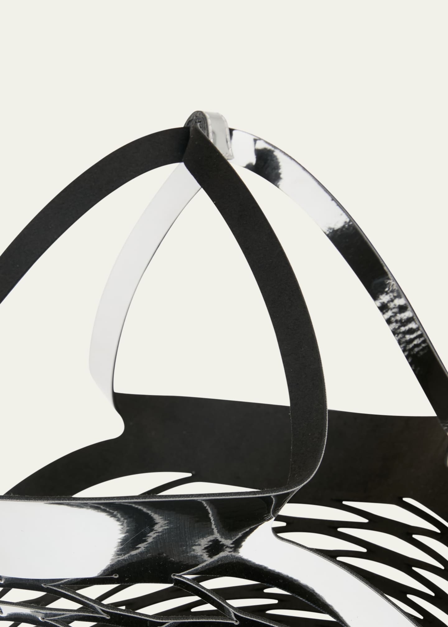 MM6 Maison Margiela Pop-Up Medium Metallic Shoulder Bag Image 3 of 4