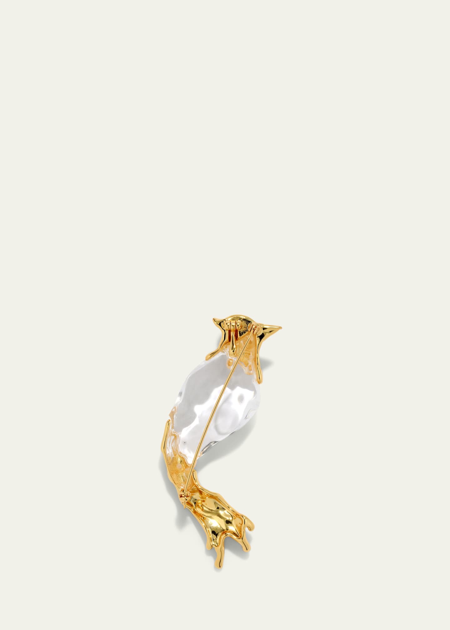 Alexis Bittar Liquid Lucite Cardinal Pin Image 3 of 3