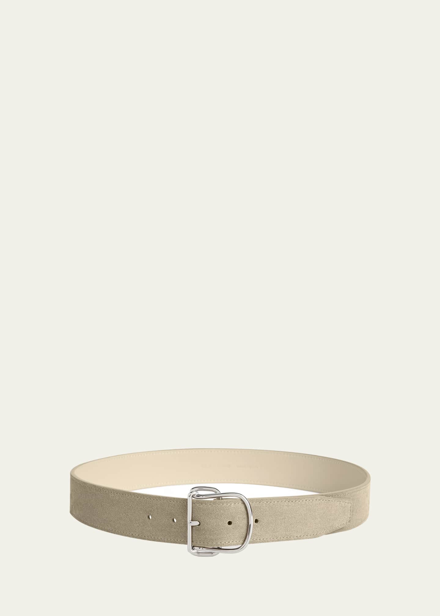 Toteme Swirl Suede Belt Image 1 of 2