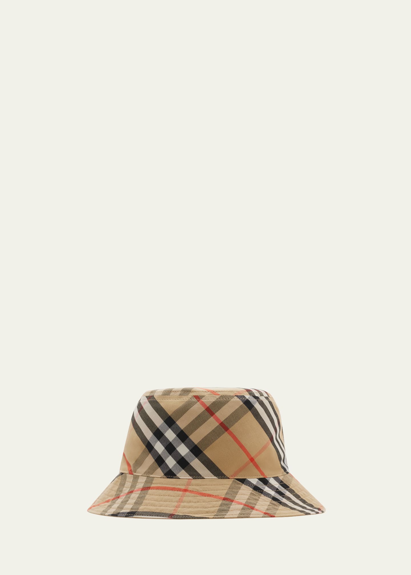Burberry Gabardine Reversible Check-Print Bucket Hat - Bergdorf