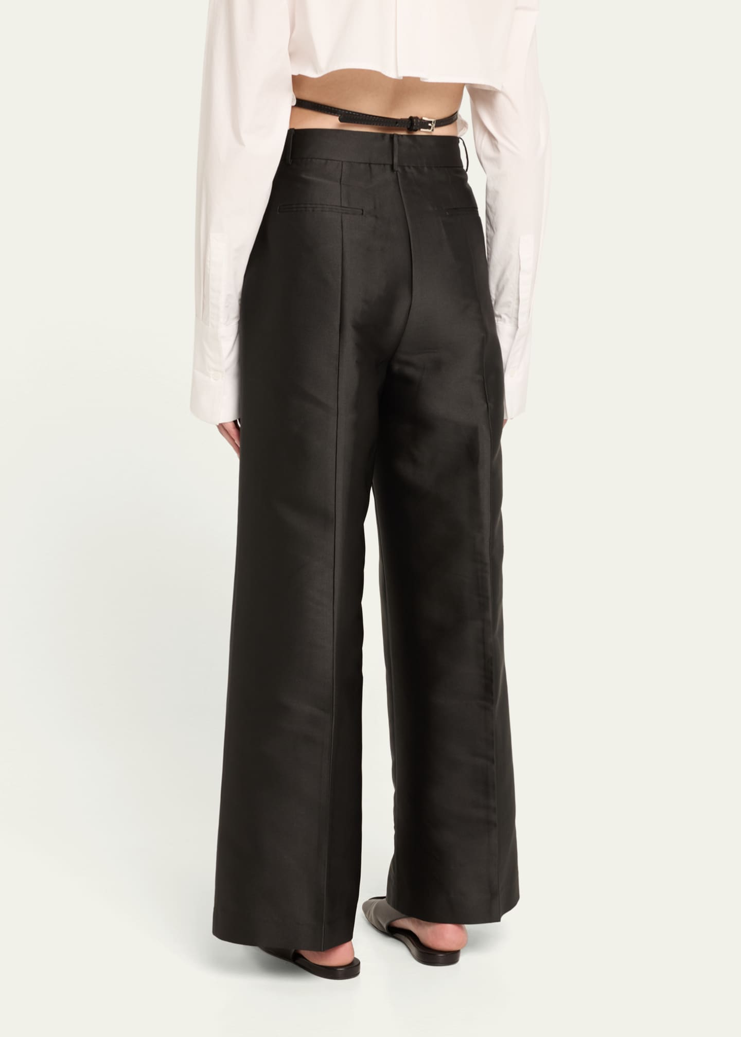 Courtney Zheng Silk Dupion Pants Image 3 of 5