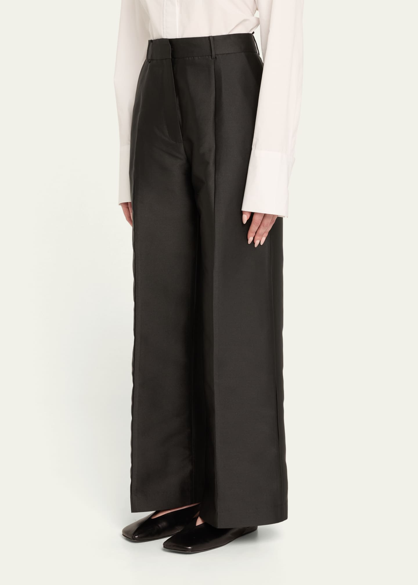 Courtney Zheng Silk Dupion Pants Image 4 of 5