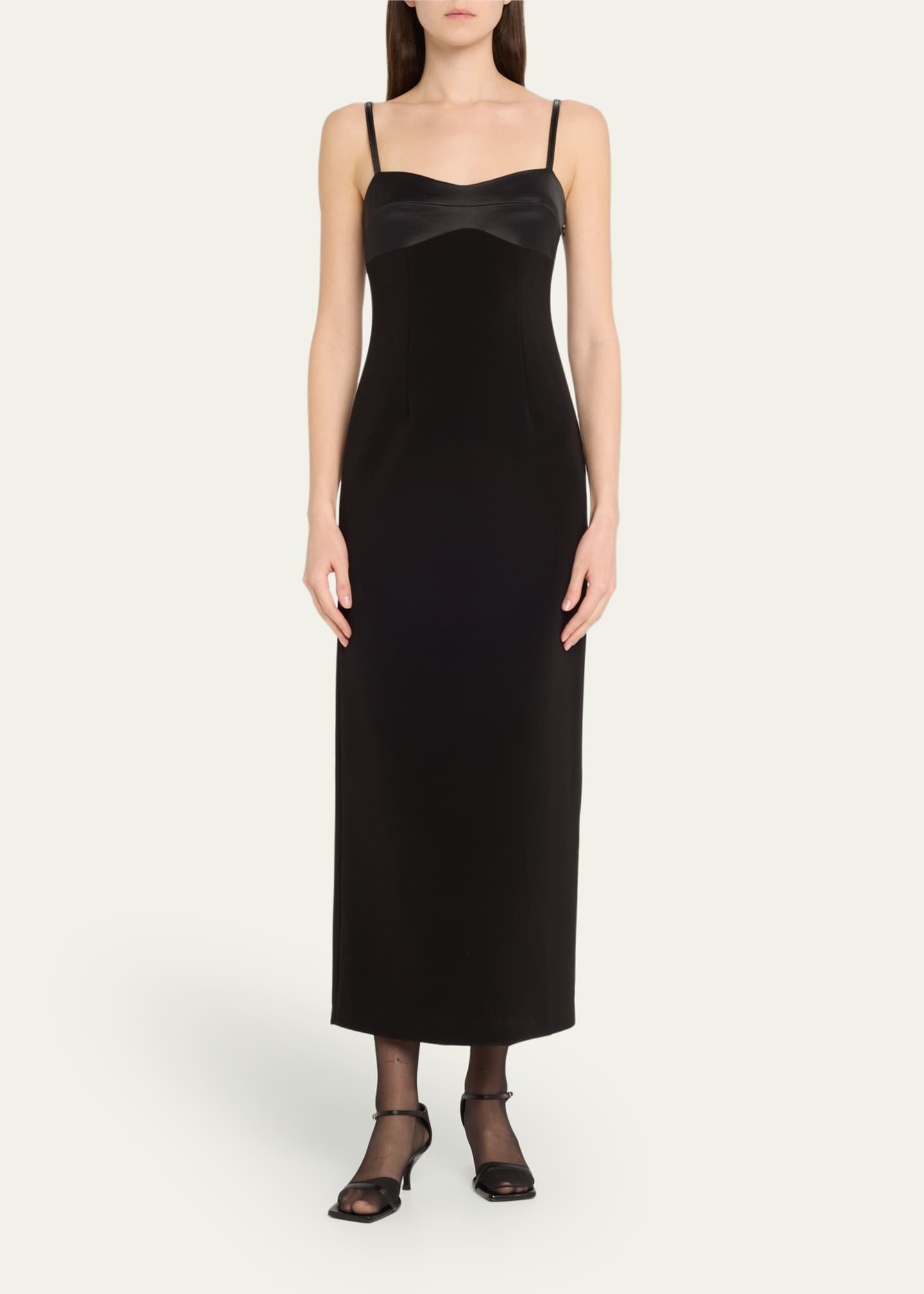 Courtney Zheng Salome Scuba Midi Dress Image 2 of 5
