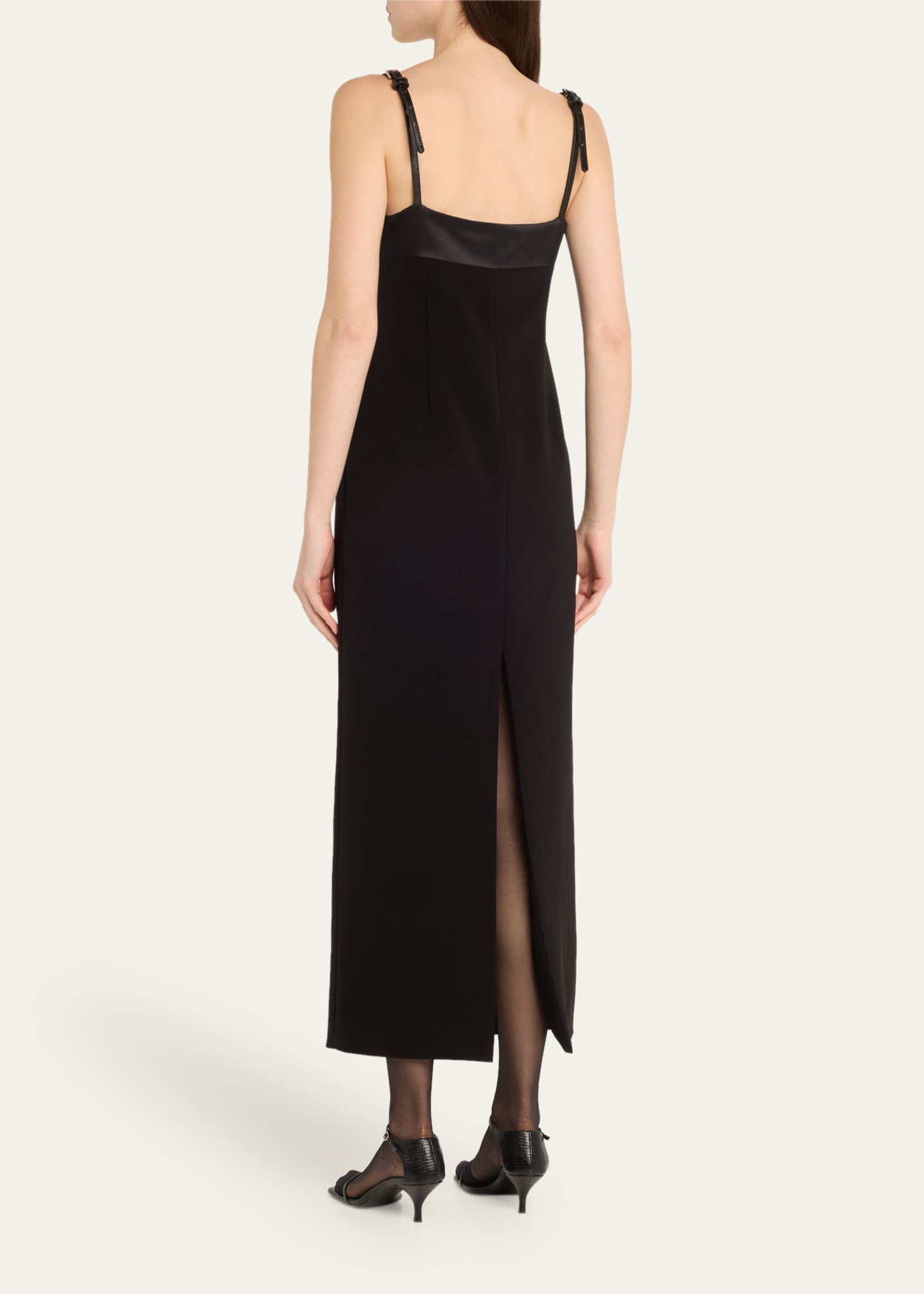 Courtney Zheng Salome Scuba Midi Dress Image 3 of 5