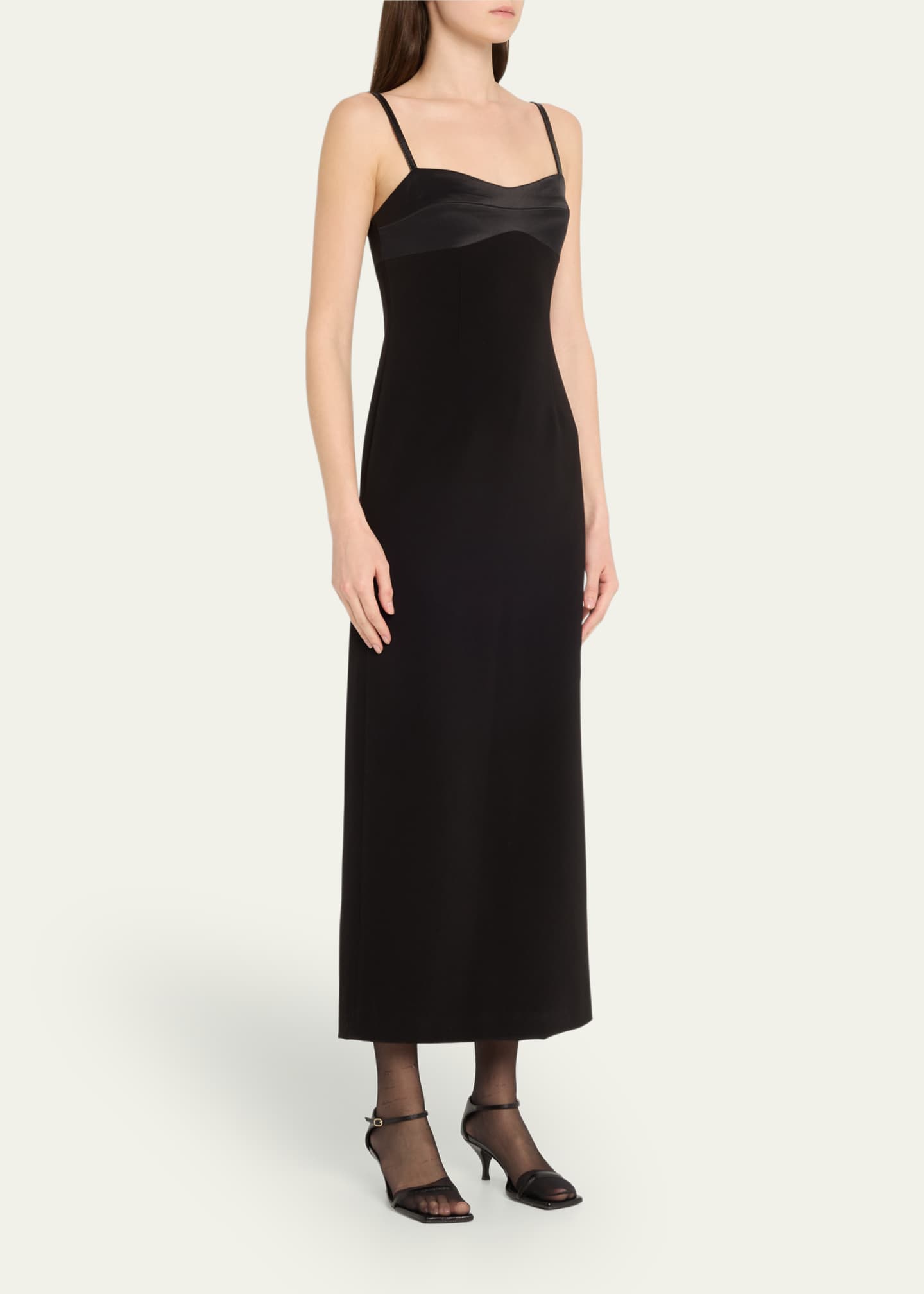 Courtney Zheng Salome Scuba Midi Dress Image 4 of 5