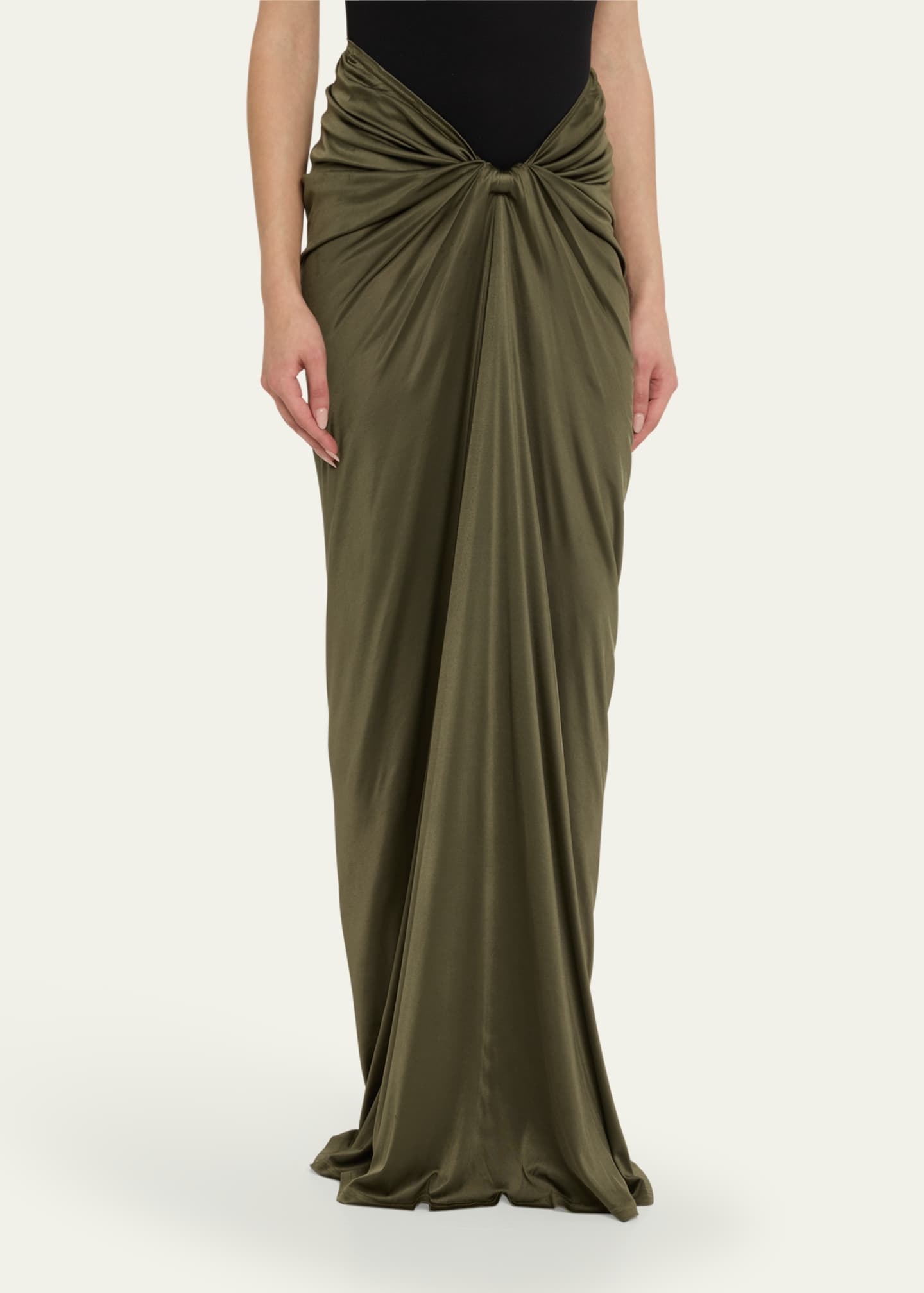 Courtney Zheng Soraya Jersey Maxi Skirt Image 4 of 5