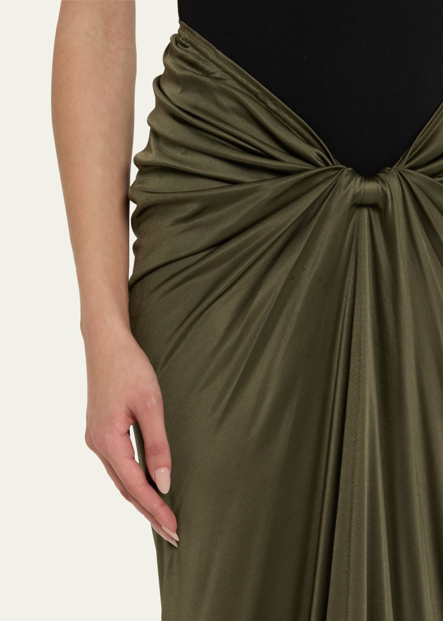 Courtney Zheng Soraya Jersey Maxi Skirt Image 5 of 5
