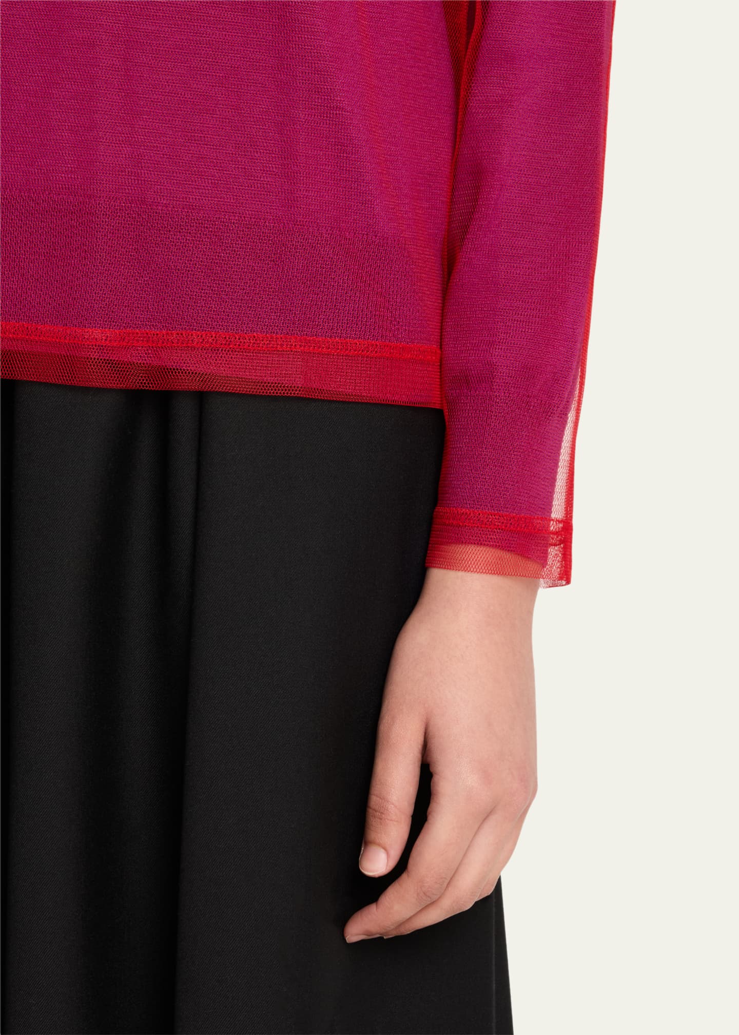 Comme des Garcons Layered Long-Sleeve Top Image 5 of 5