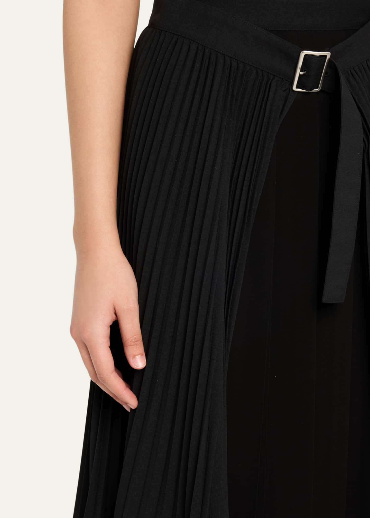 Junya Watanabe Pleated Maxi Wrap Skirt Image 5 of 5