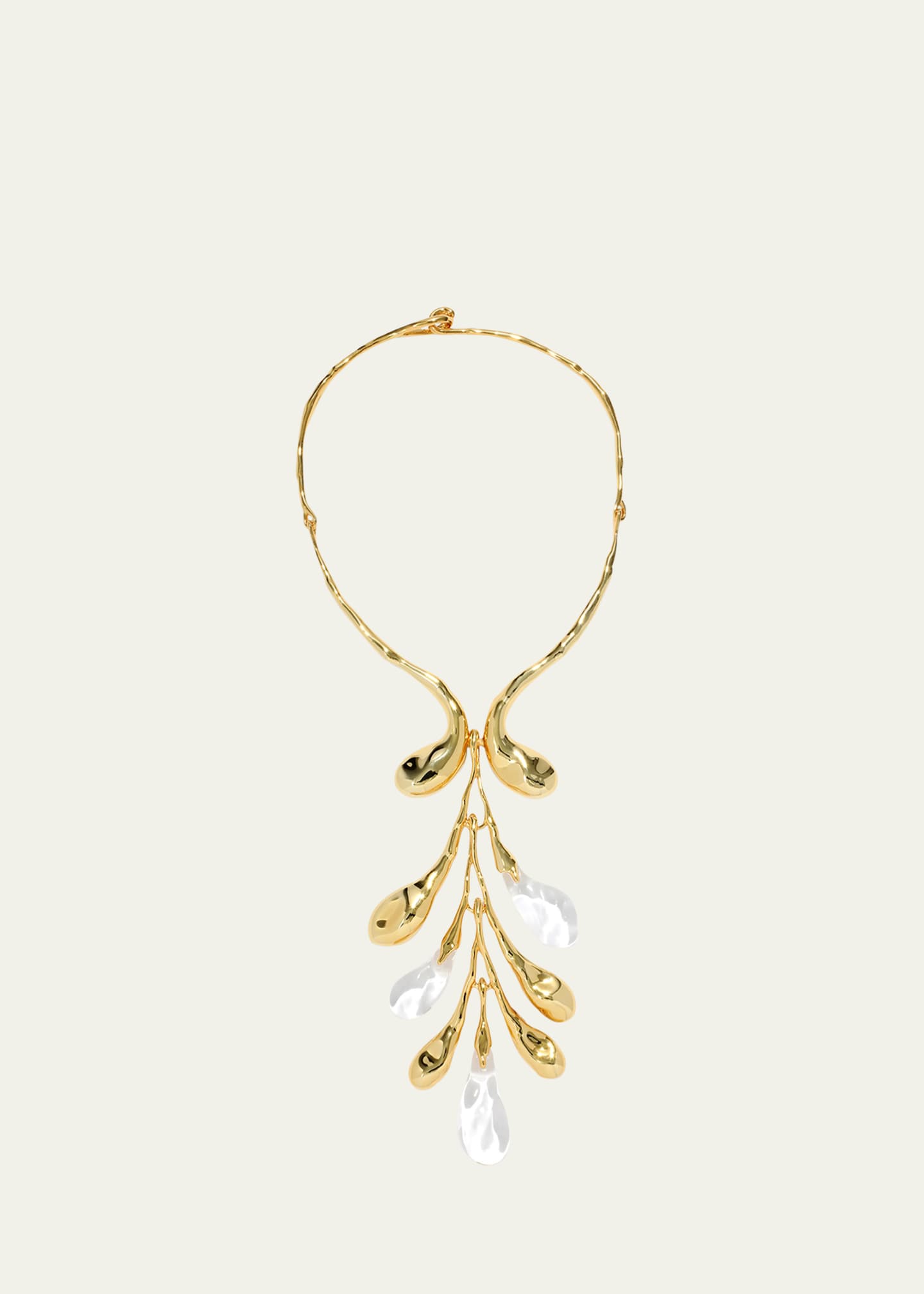 Alexis Bittar Liquid Lucite Sapling Collar Necklace Image 1 of 3
