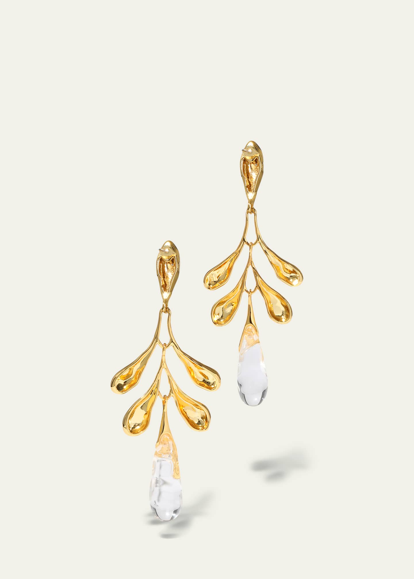 Alexis Bittar Liquid Lucite Sapling Earrings Image 3 of 3
