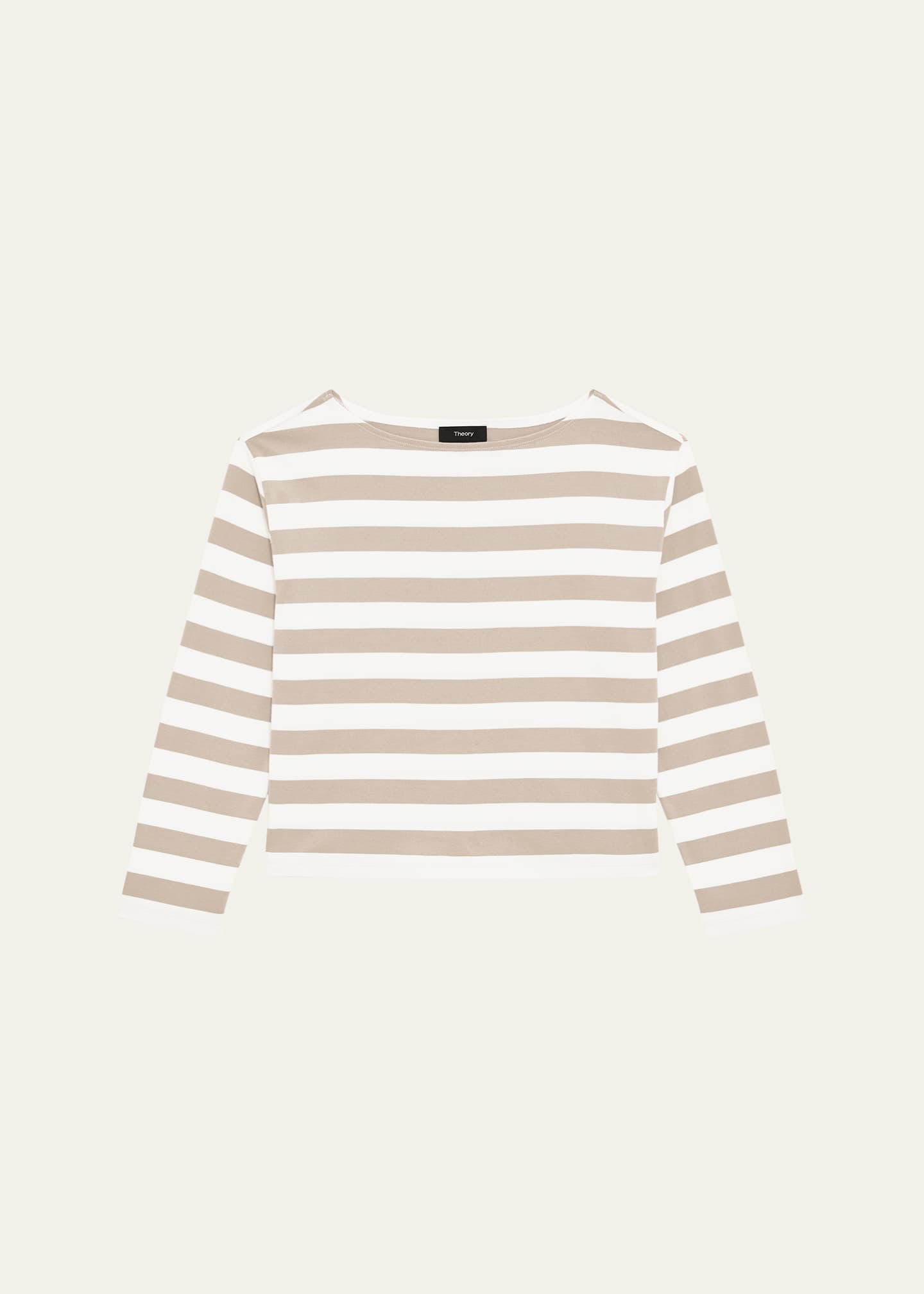 Stripe Boat-Neck Tee