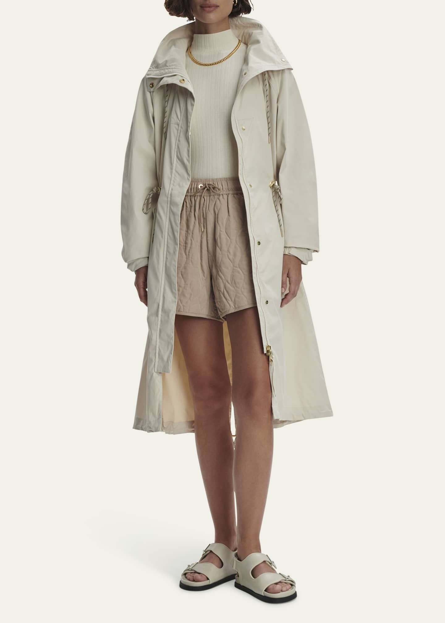 Varley Tybalt Long Parka Rain Jacket Image 2 of 5