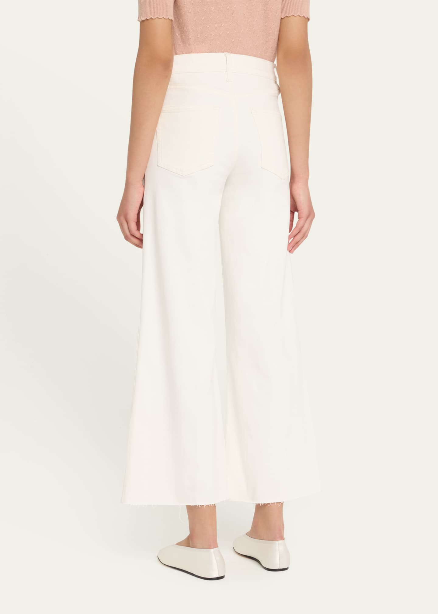 FRAME Le Palazzo Crop Jeans Image 3 of 5
